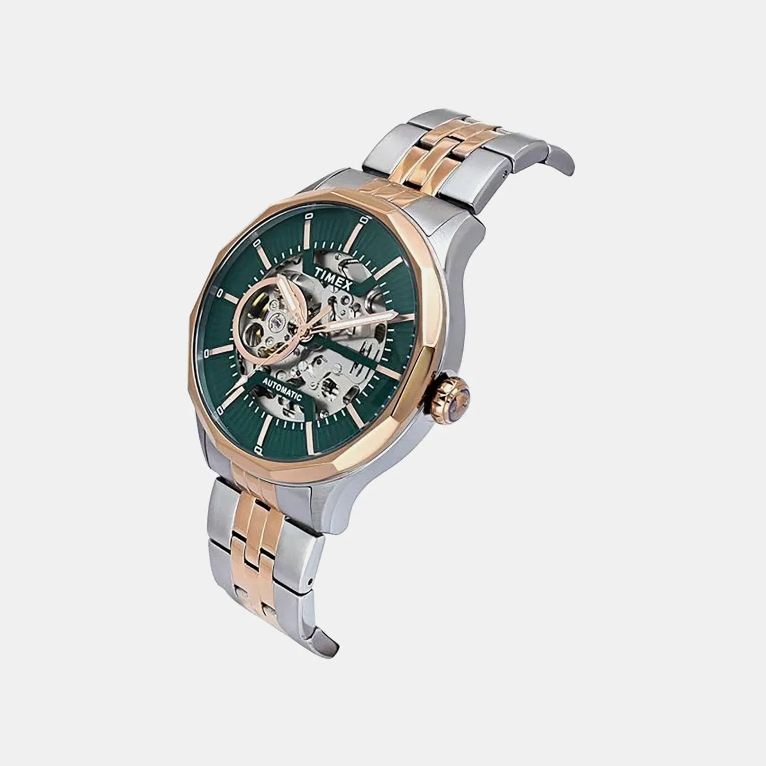 Timex Signio Men Automatic Dial Analog Stainless Steel Watch Tweg27602