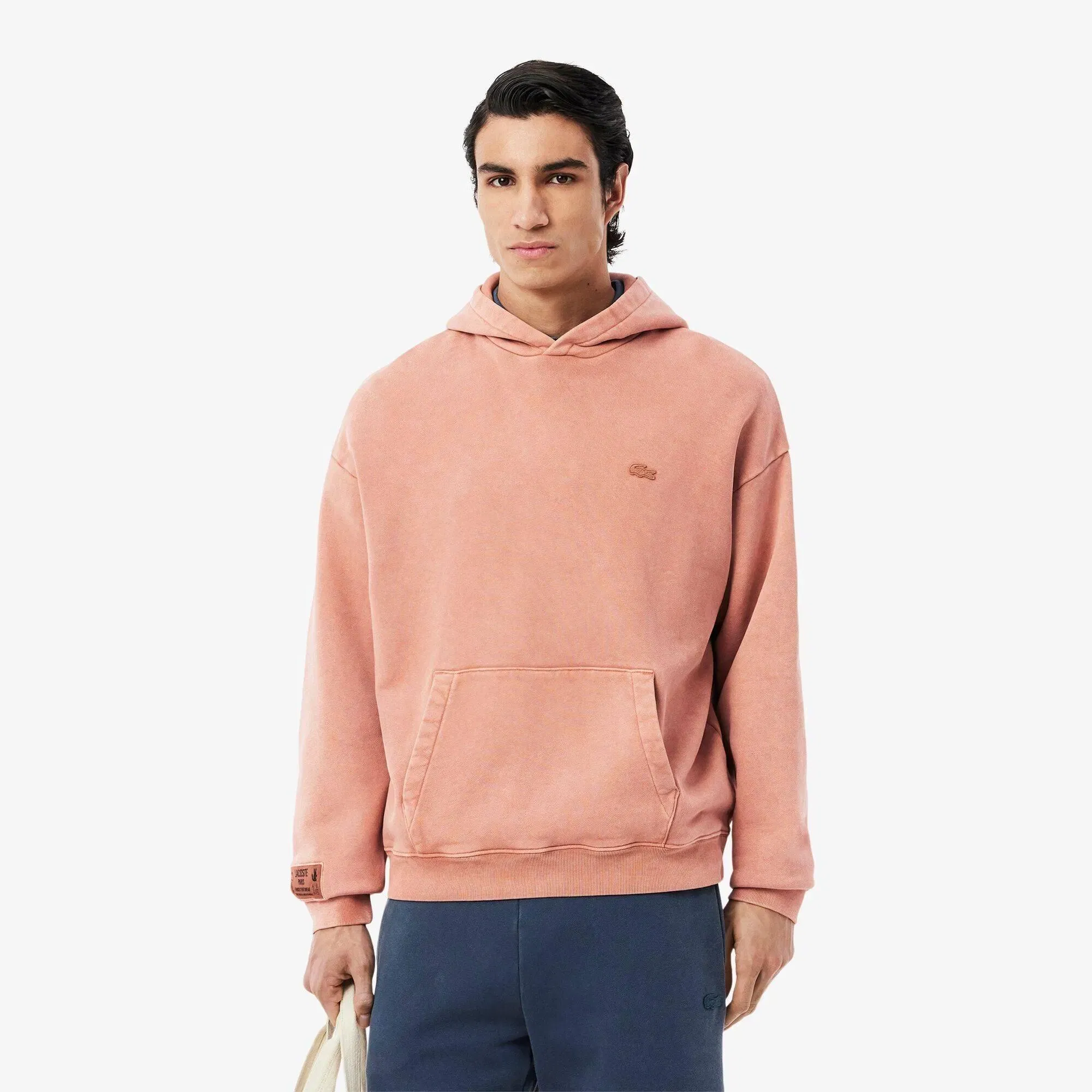 Garment Dyed Relaxed Fit Over the Head Hoodie