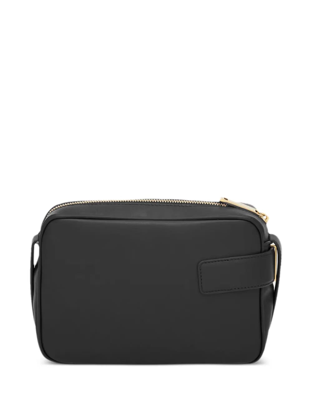 Gancini-buckle leather crossbody bag