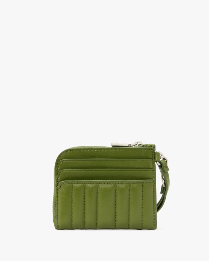 Deco Quilted Card Case Wristlet