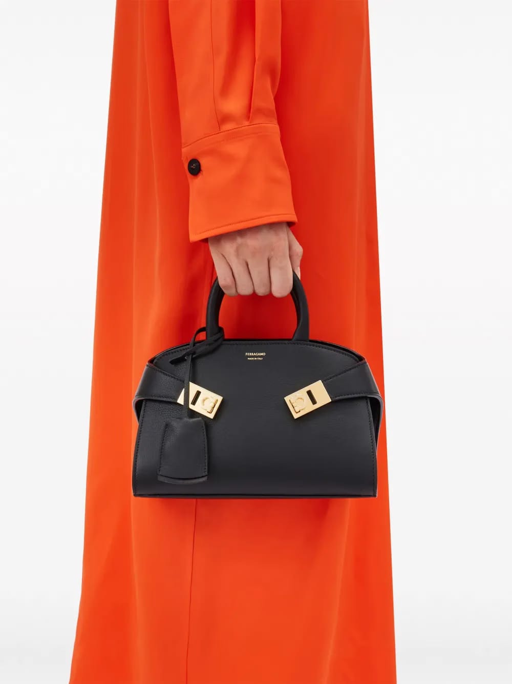 Hug leather mini bag
