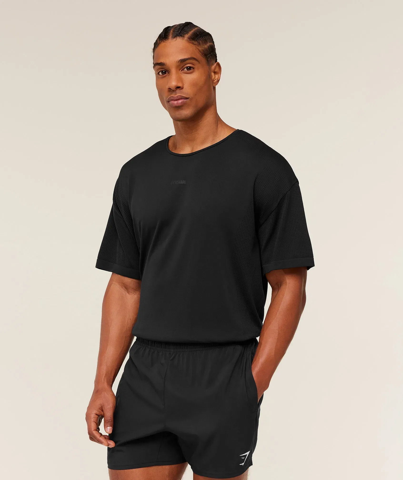 Gymshark Distance Seamless T-Shirt - Black