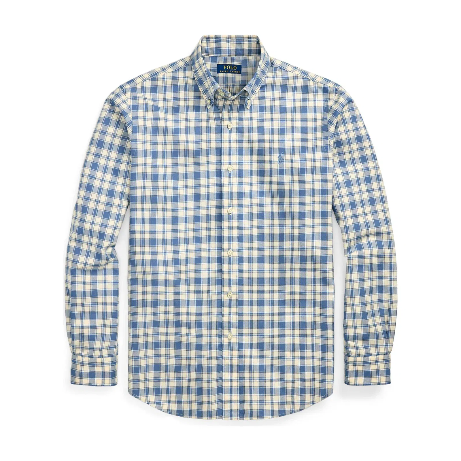 Custom Fit Plaid Oxford Shirt