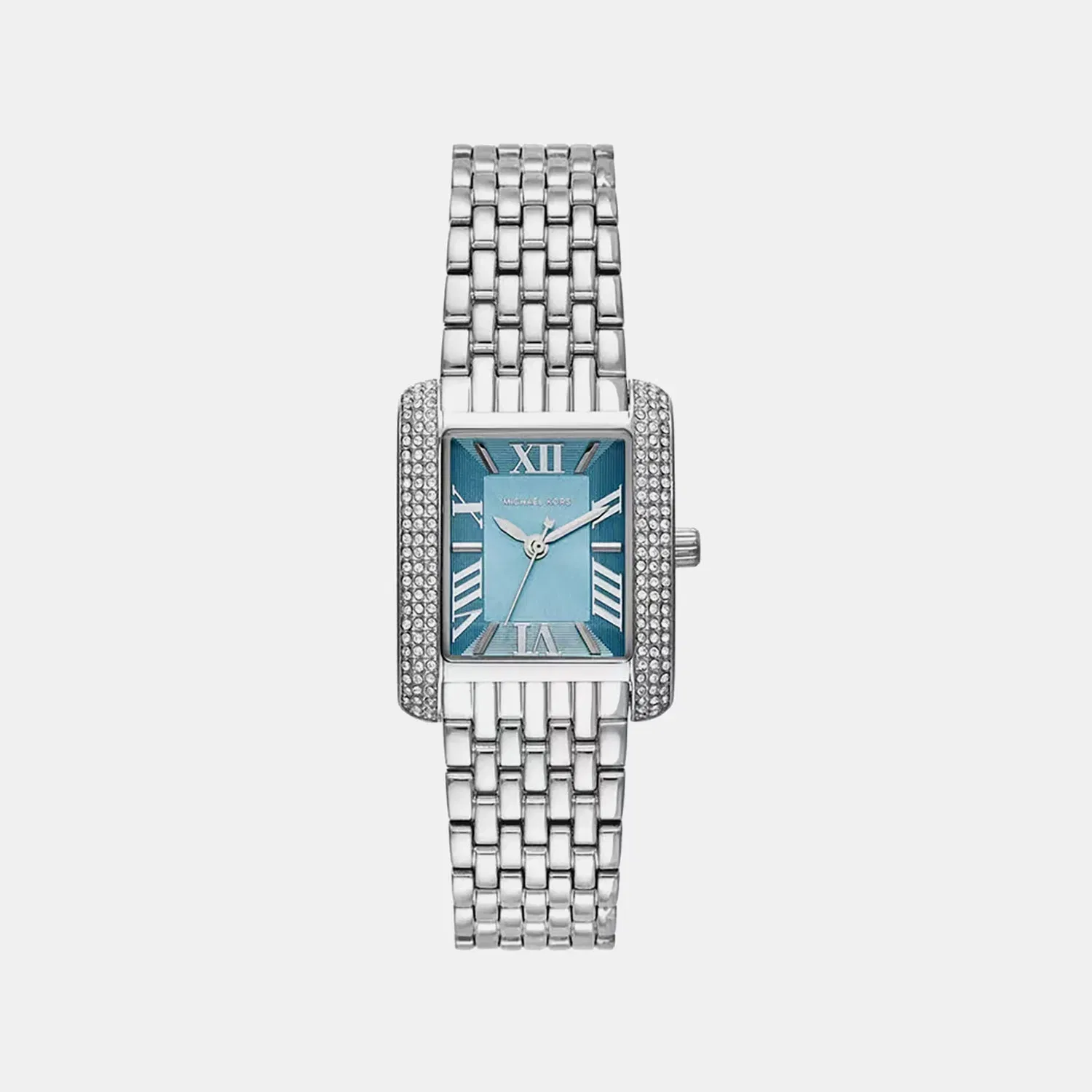 Michael Kors Emery Women Quartz Blue Dial Analog Stainless Steel Watch Mk4829