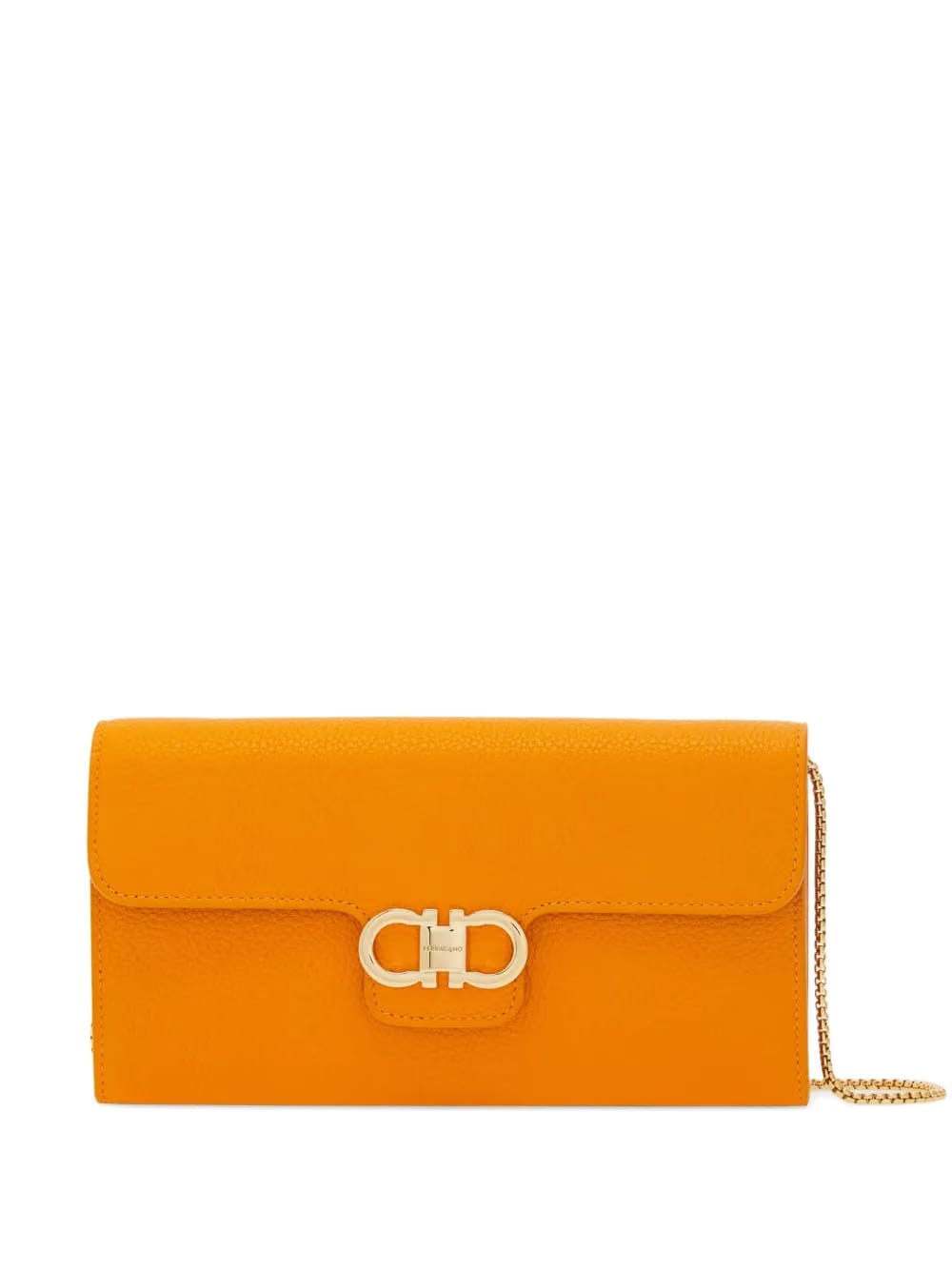 Gancini chain-strap clutch bag