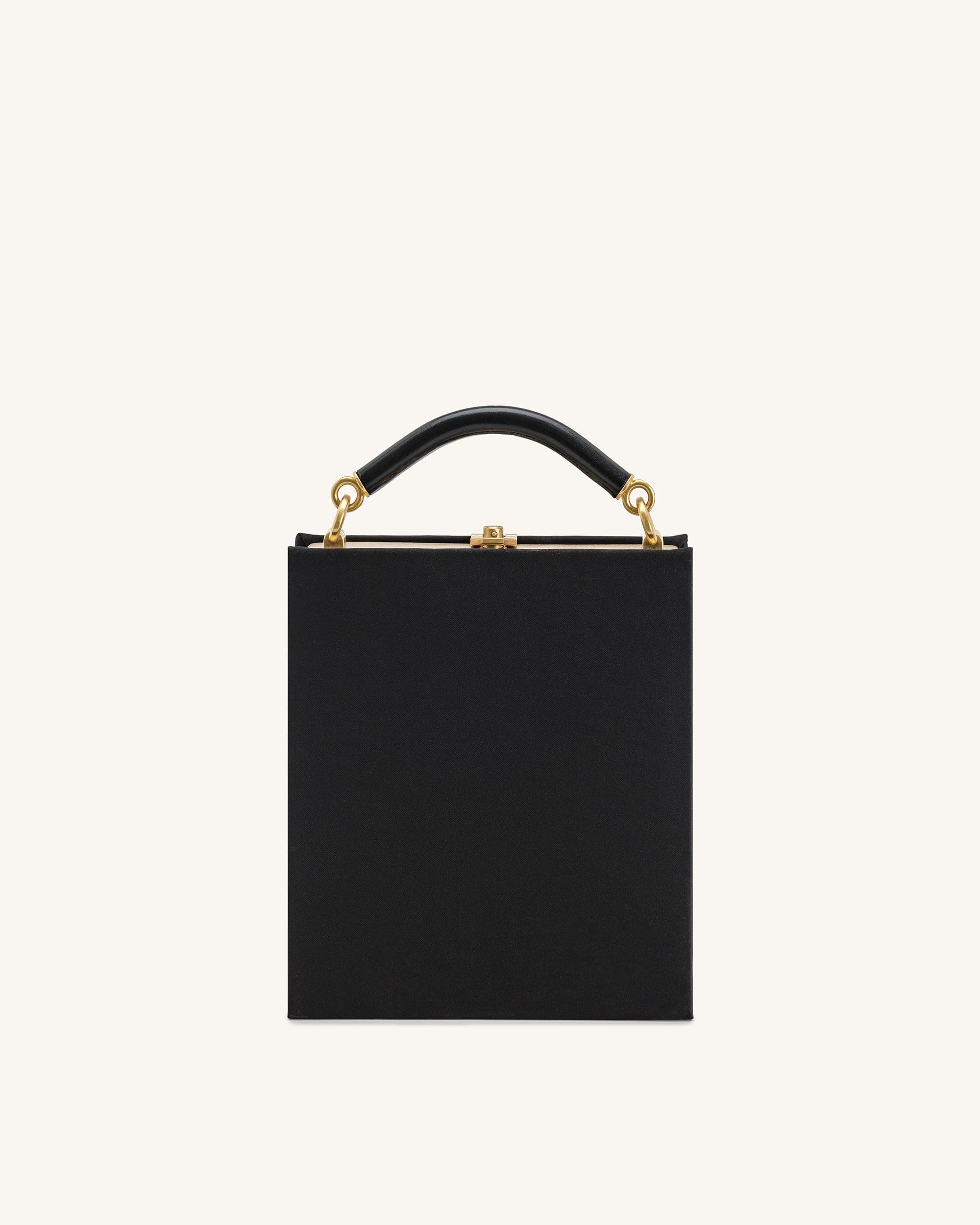 Elle Colorful Beaded Book Top Handle Bag - Black