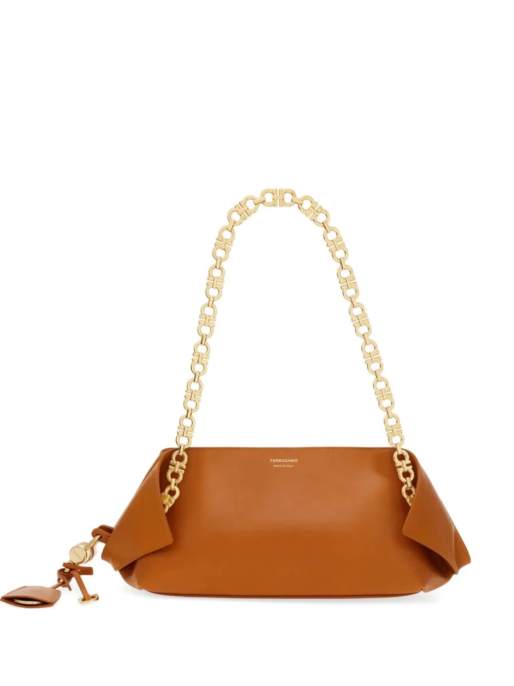 small Folded chain-strap shoulder bag