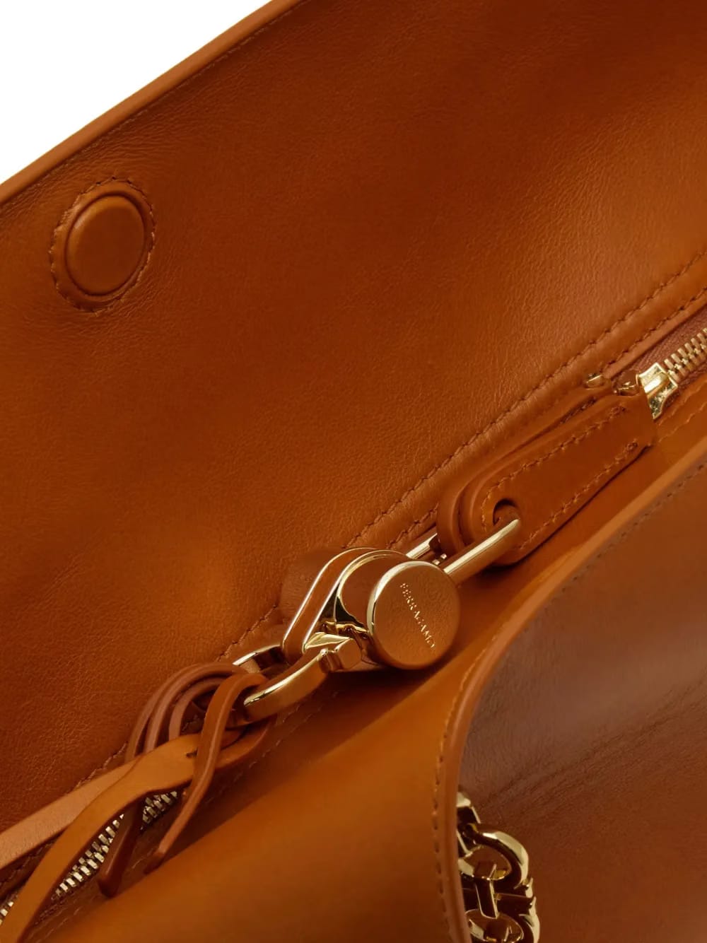 small Folded chain-strap shoulder bag