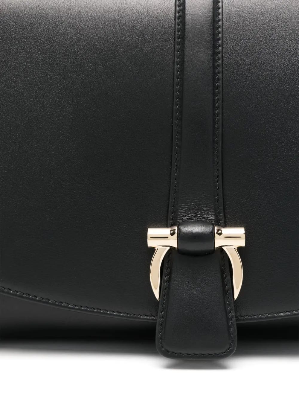 Gancini-buckle shoulder bag