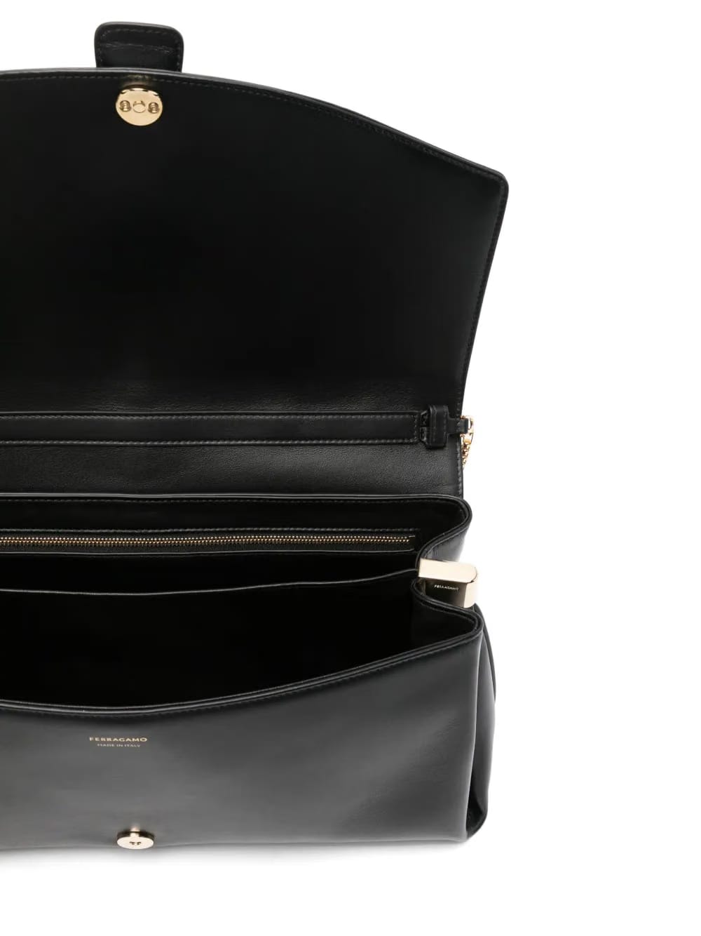 Gancini-buckle shoulder bag