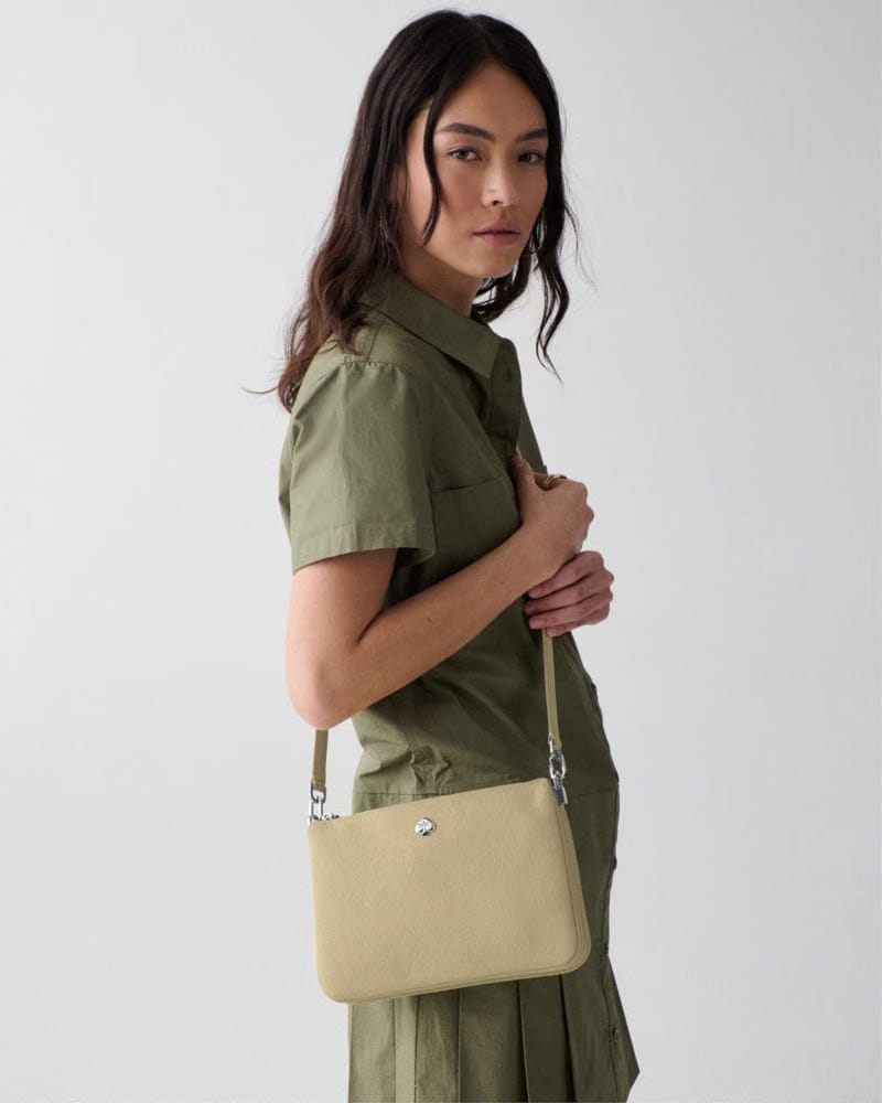 KateSpade Kayla Triple Crossbody Bag Elm