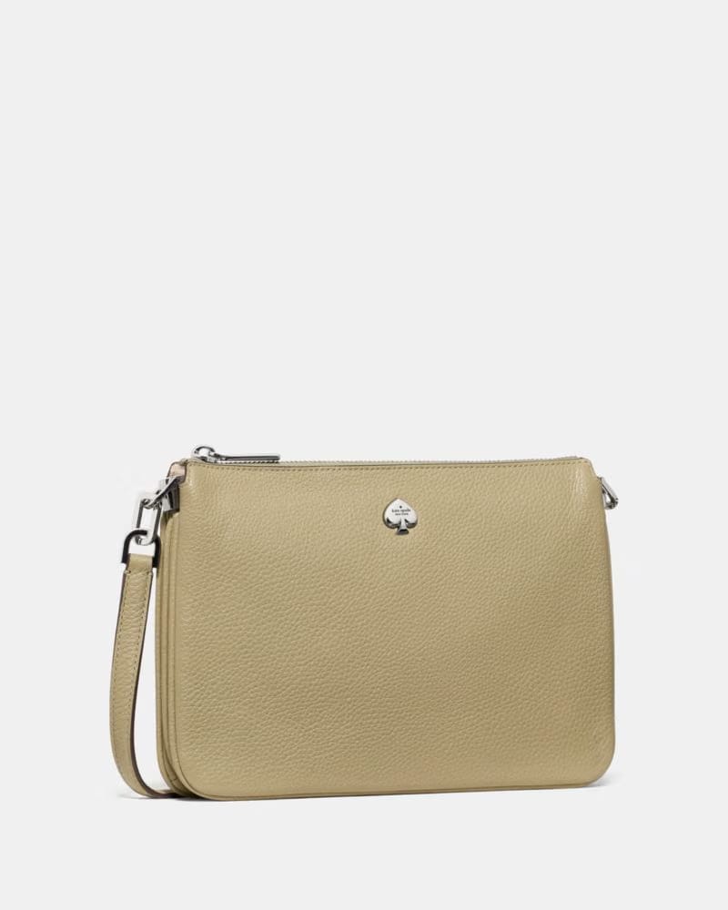 KateSpade Kayla Triple Crossbody Bag Elm