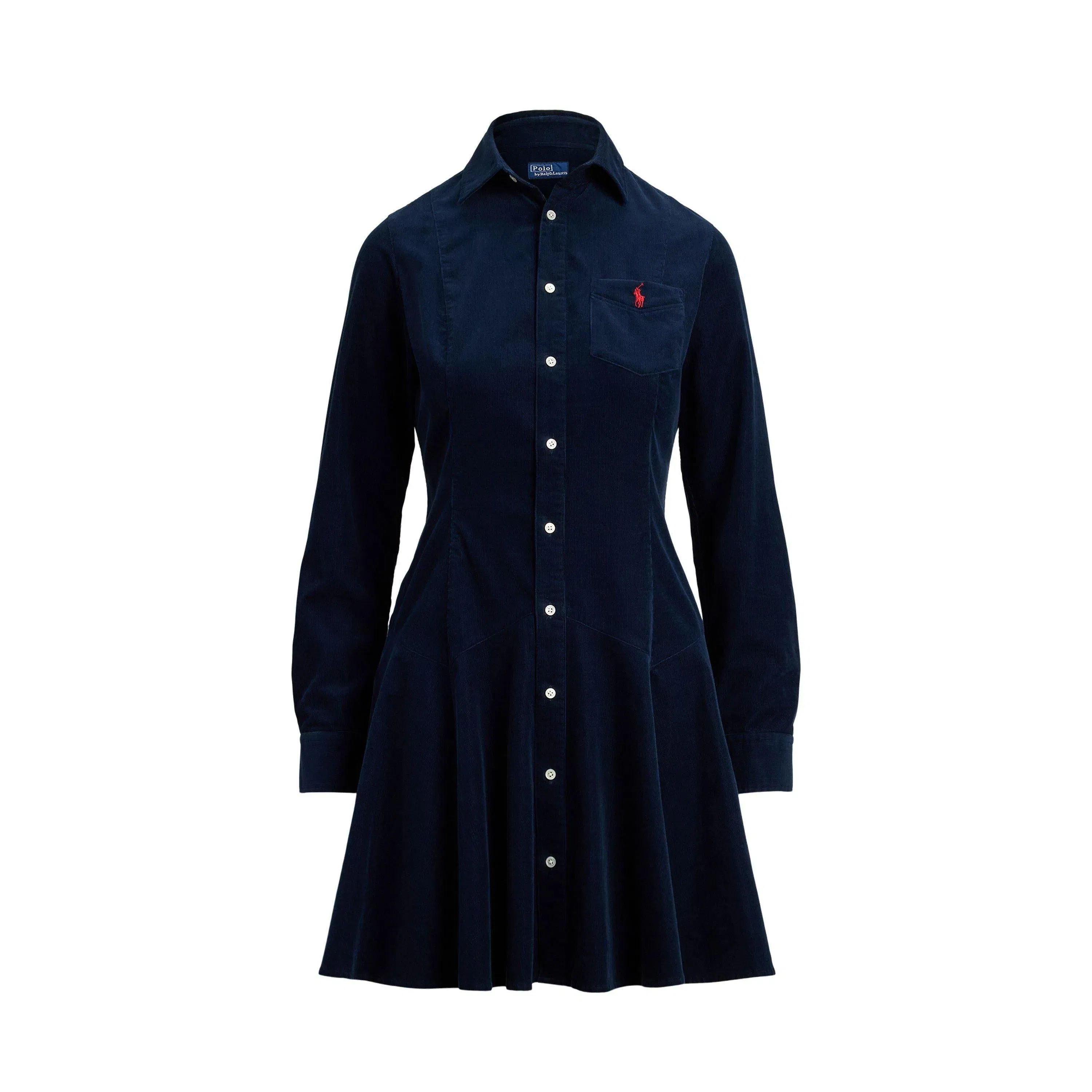 Cord Shirt Dress