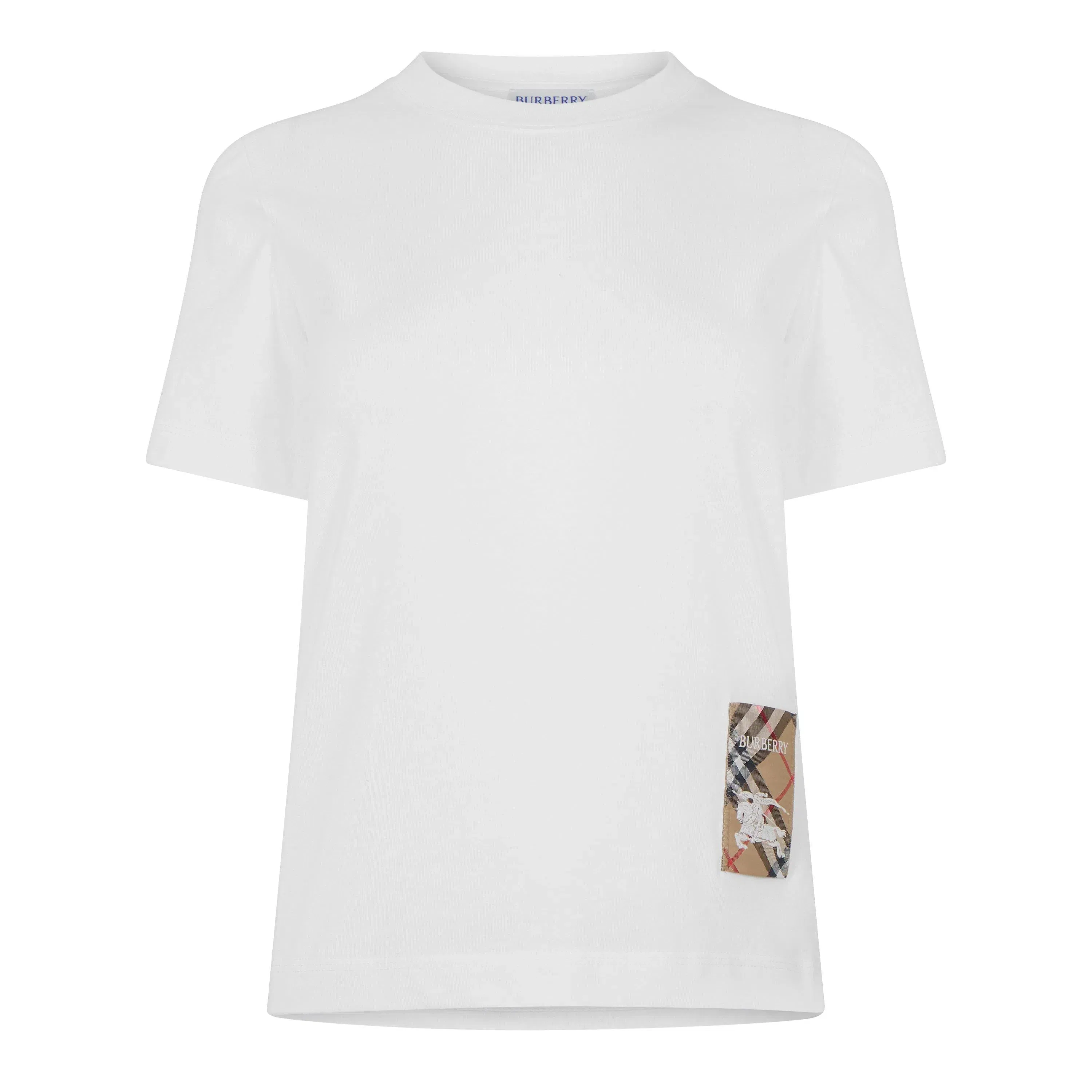 Check Label Patch T-Shirt