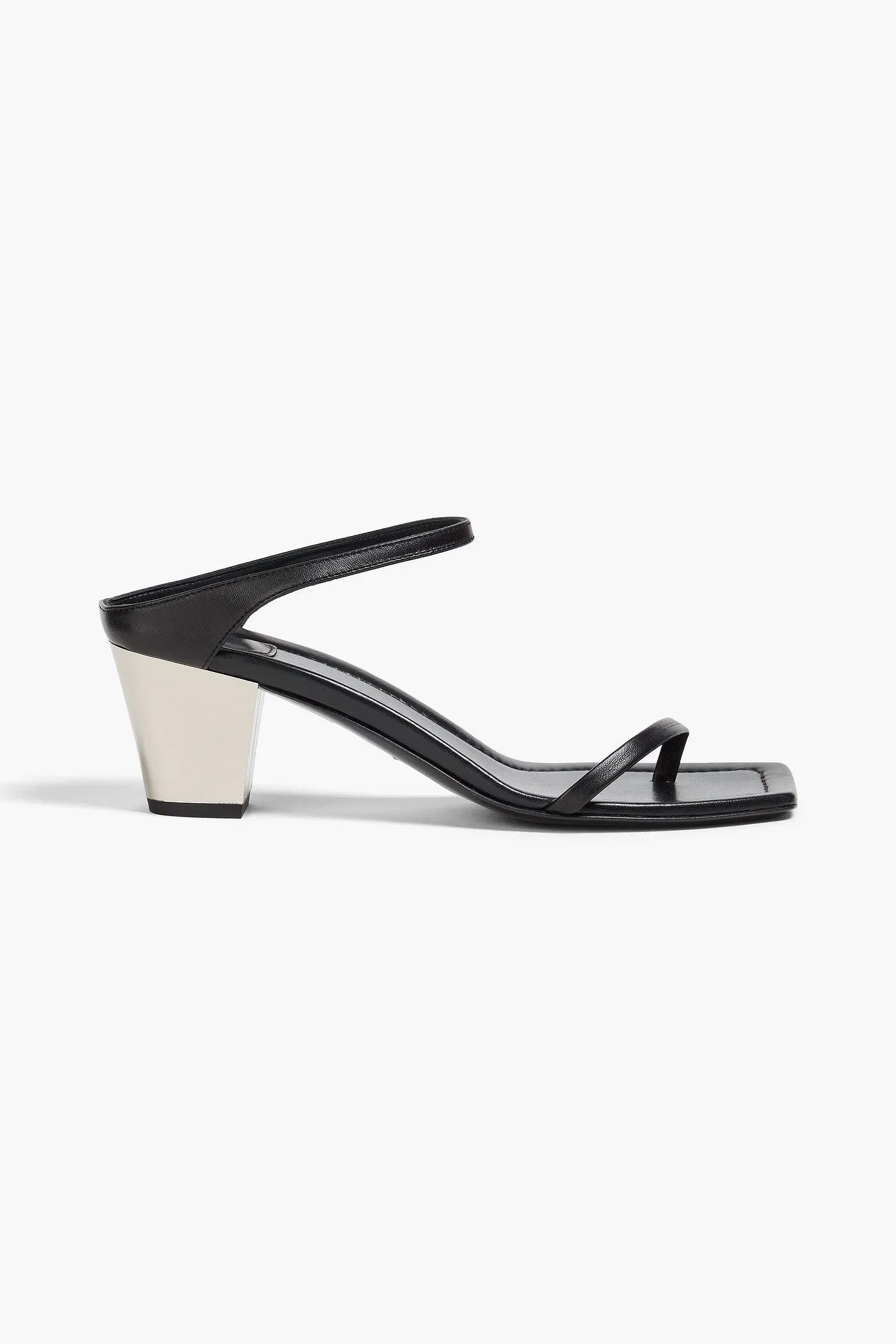 Toteme The City Leather Mules Black Women's