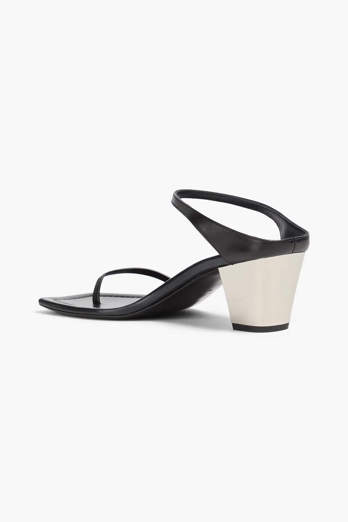 Toteme The City Leather Mules Black Women's