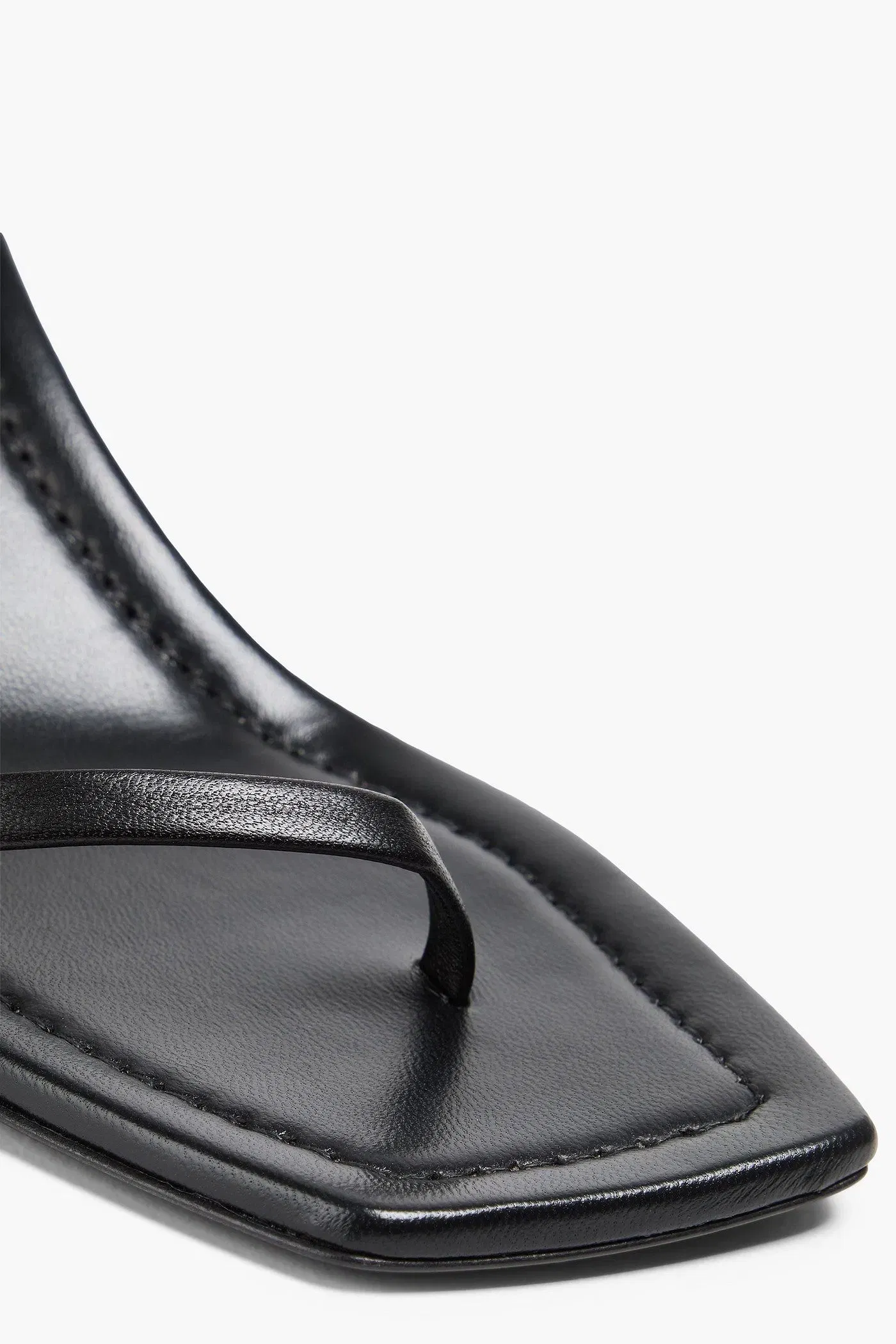 Toteme The City Leather Mules Black Women's