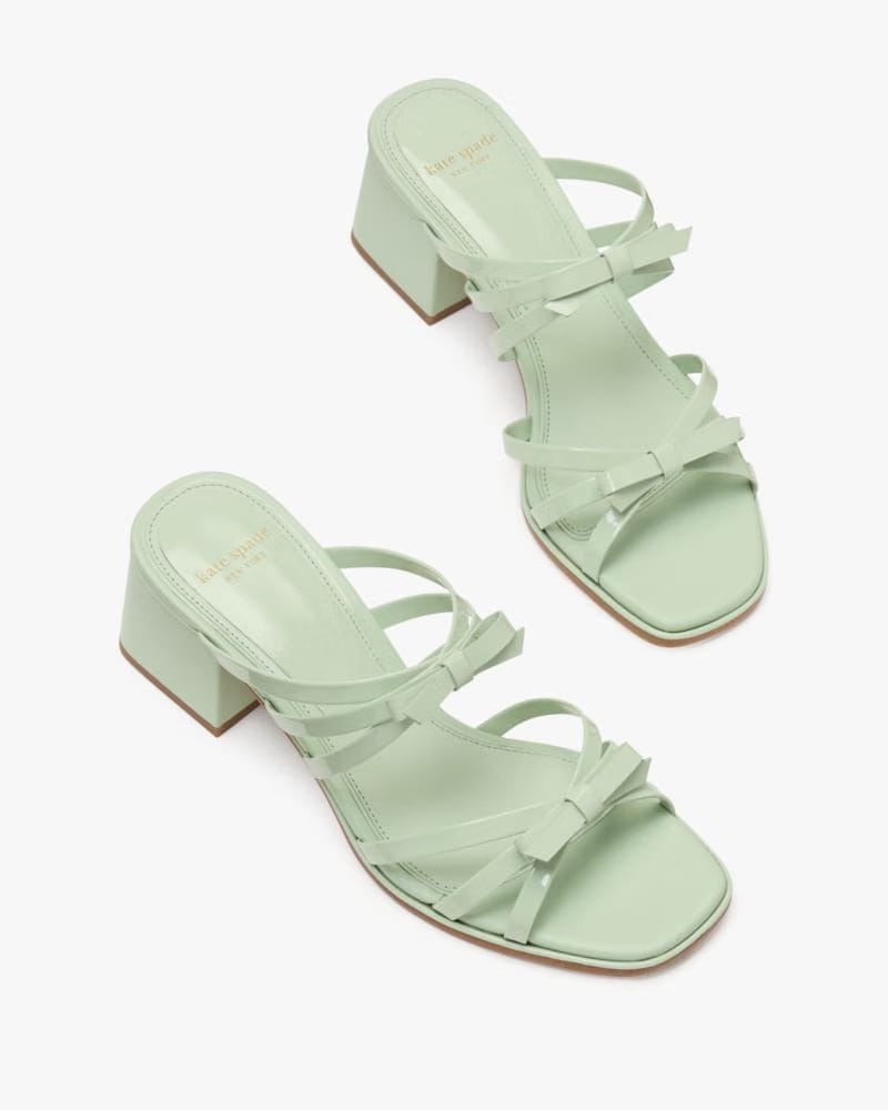 Carolina Patent Block Heel Sandals