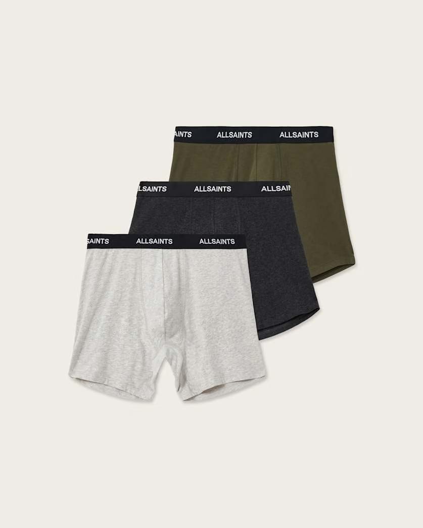 Allsaints 3 Pack Boxer Set Wht/Dp Blue/Black