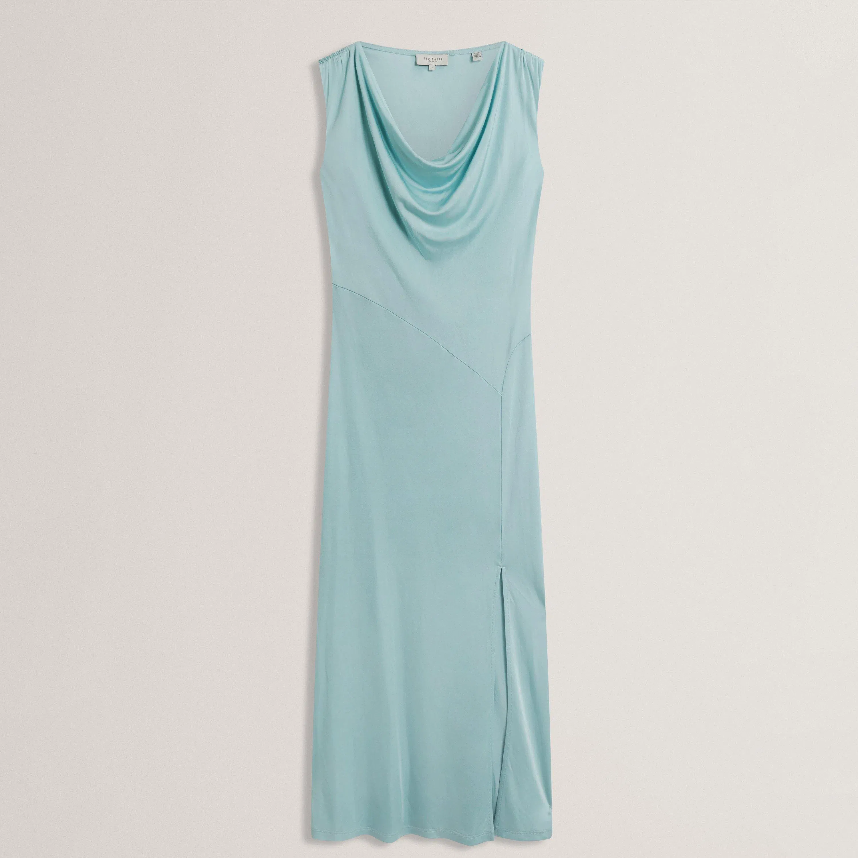 Ted Baker Sleeveless Drape Neck Jersey Maxi Dress