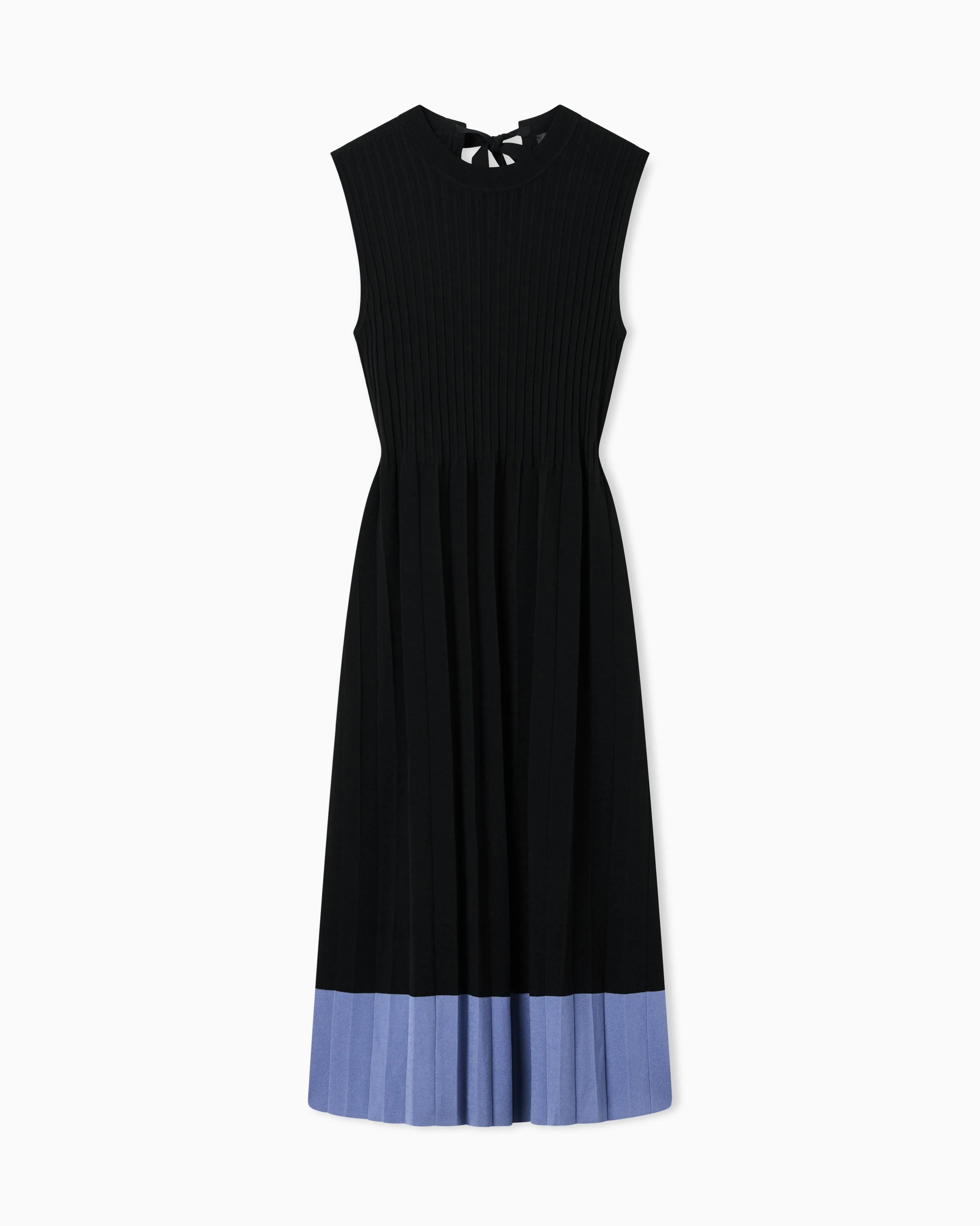 Emporio Armani pleat-knit dress