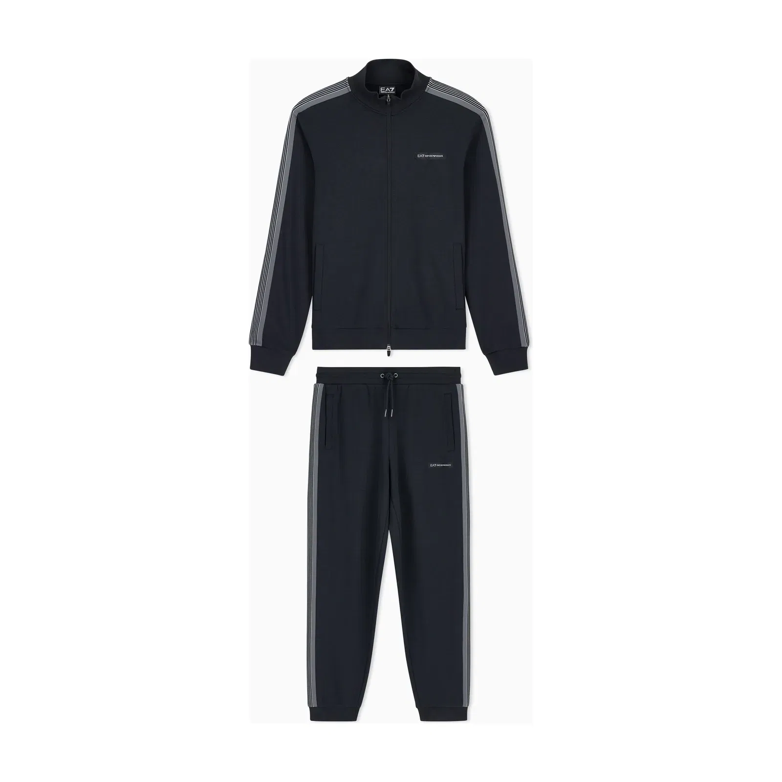EA7 Tracksuit Logo Series in regular fit cotton jersey