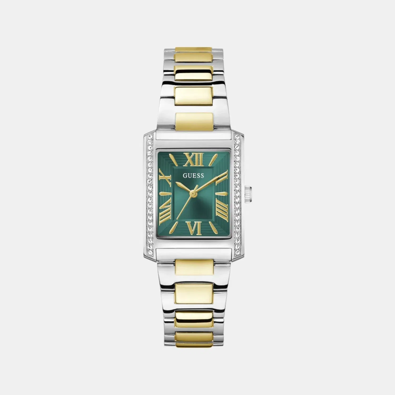 Guess Gd Bonnie Women Quartz Green Dial Analog Stainless Steel Gw0874L2