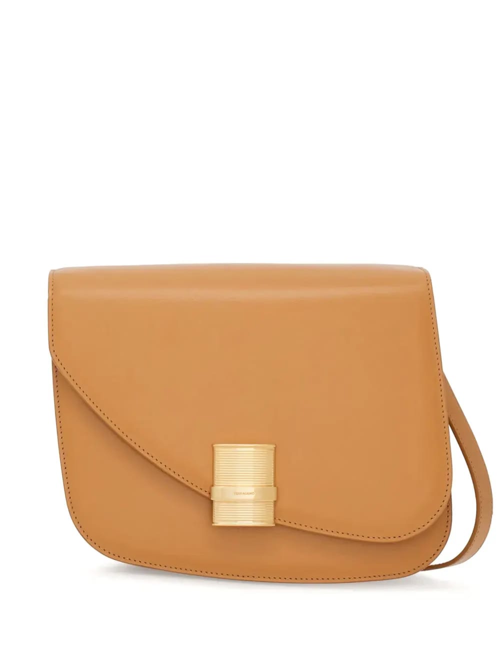medium Asymmetric leather crossbody bag