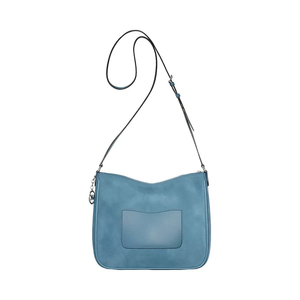 Michael Kors Nayla Medium Suede Messenger Bag Denim