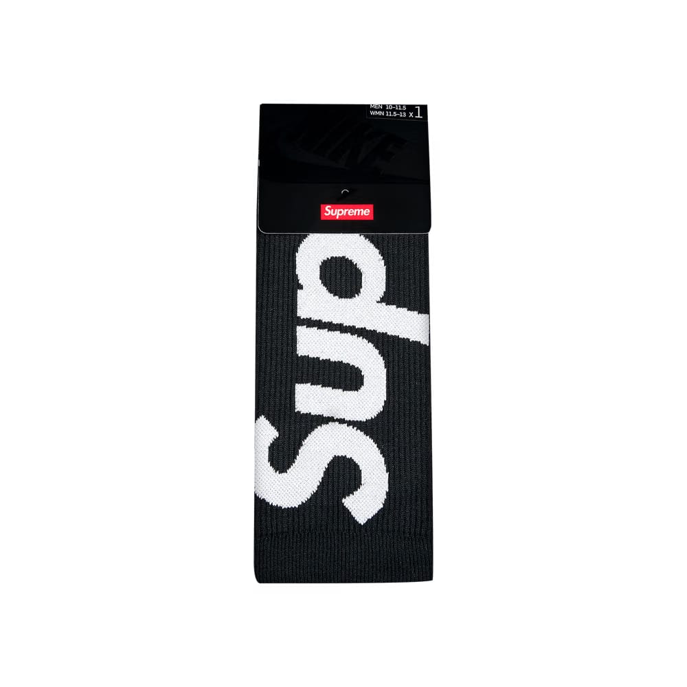 Supreme x Nike Lightweight Crew Socks Black