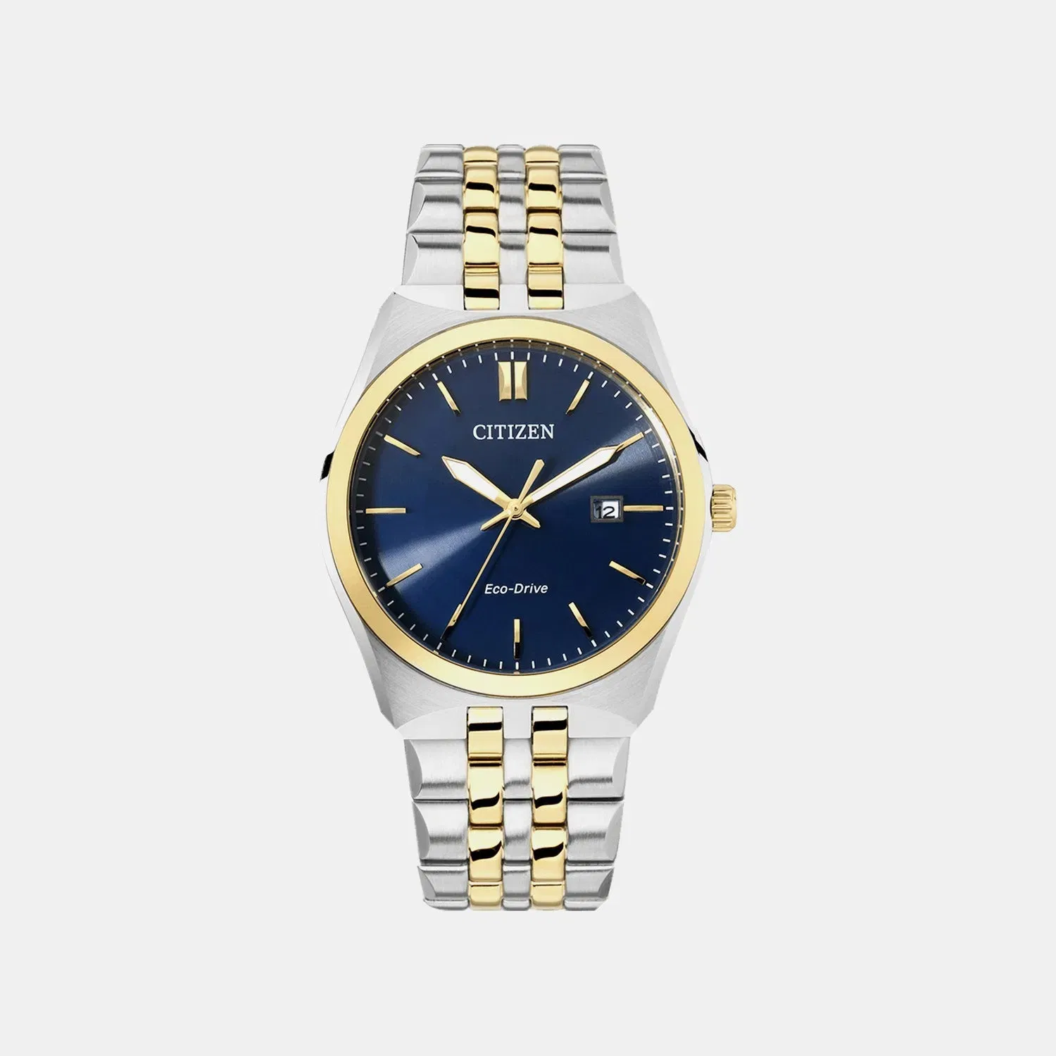 Citizen Corso Men Quartz Blue Dial Analog Stainless Steel Bm7334-66L