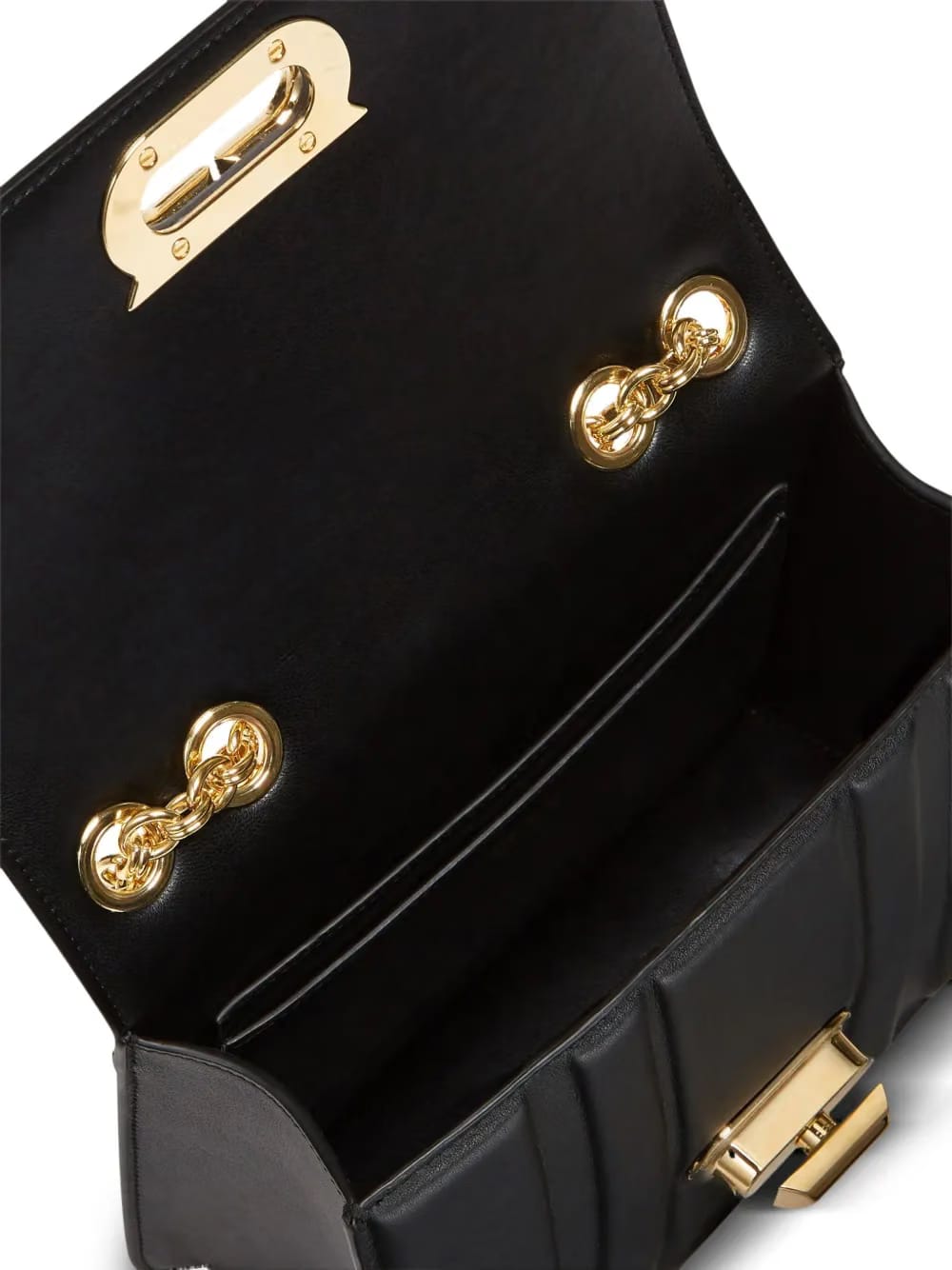 medium Gancini leather shoulder bag