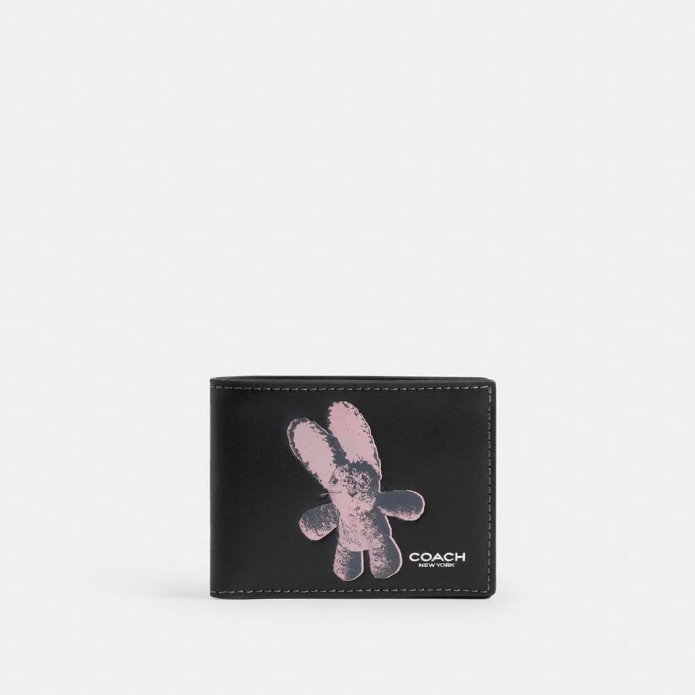 Slim Billfold Wallet With Floppy Graphic