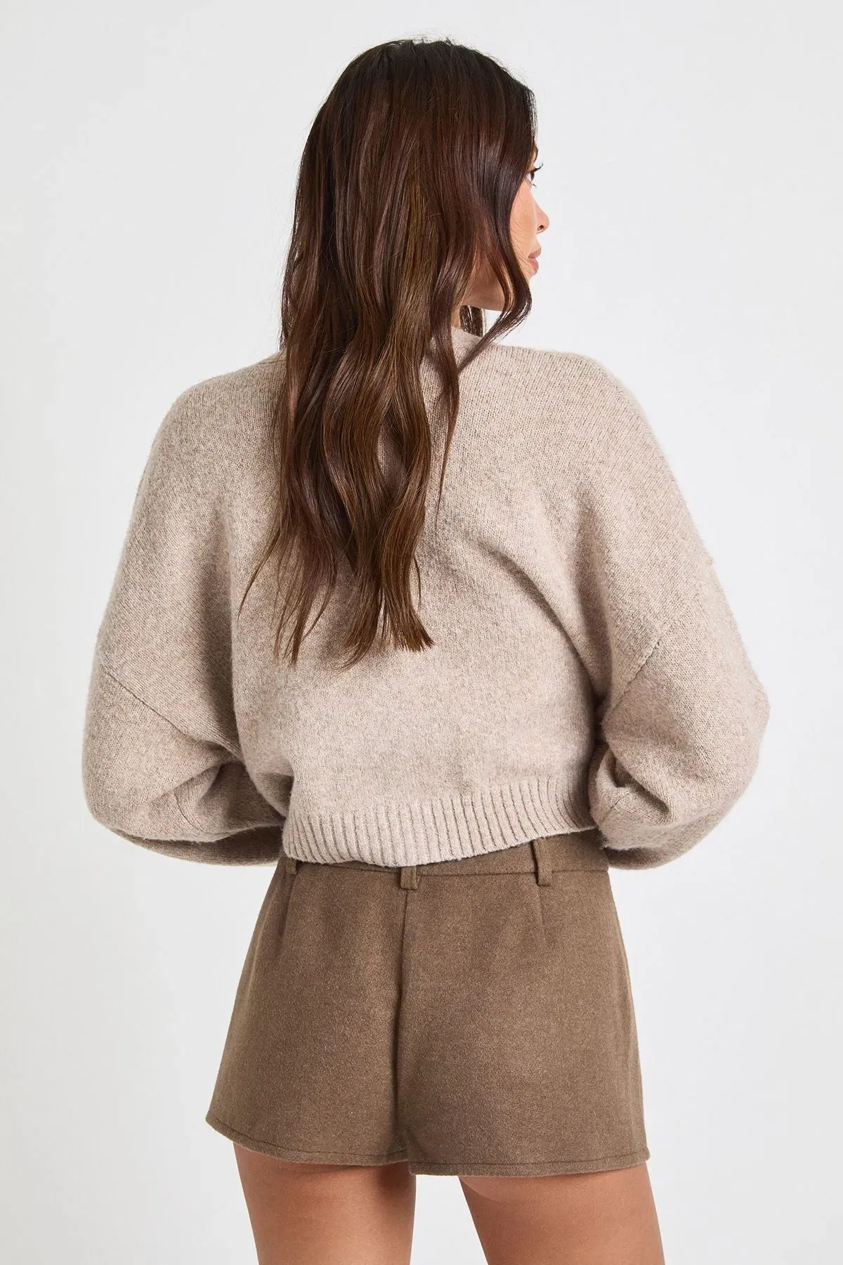 Wool Look Short