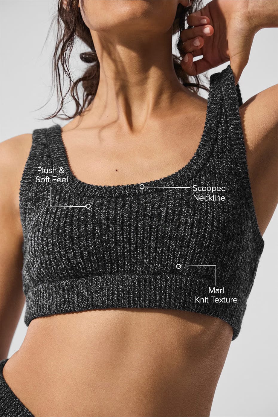 Alo Yoga Marl Sweater Bra