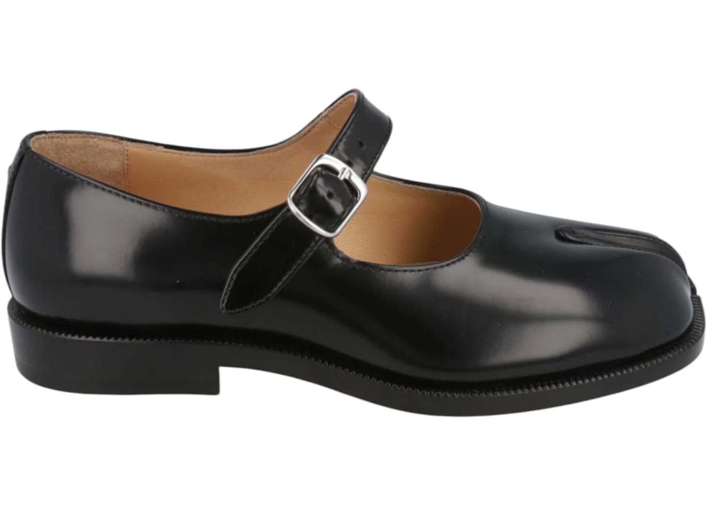 Maison Margiela Tabi Mary-Janes Black Womens