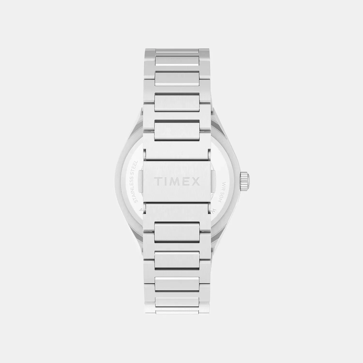 Timex Men Quartz Black Dial Analog Steel Watch Tw2Y25000Ik