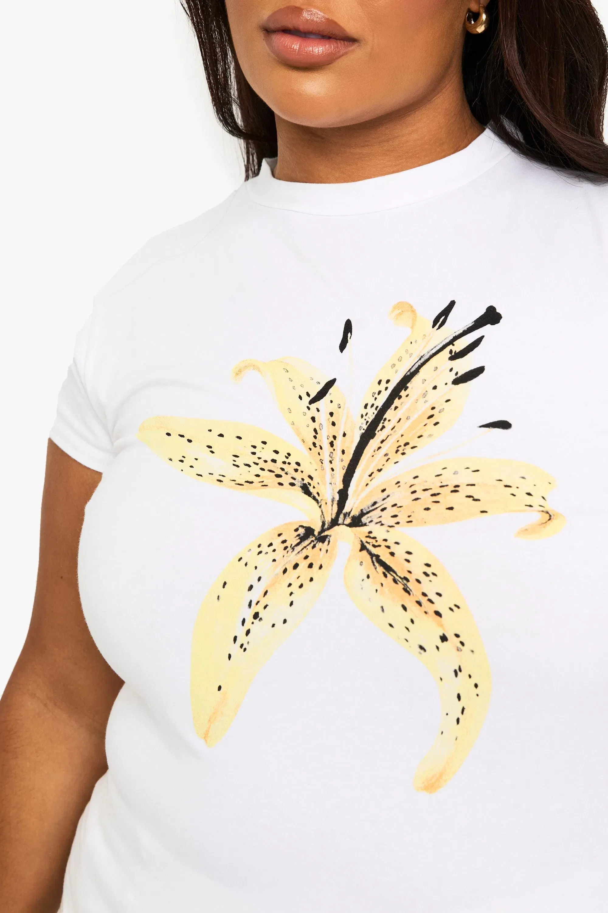 Plus Floral Baby T-Shirt