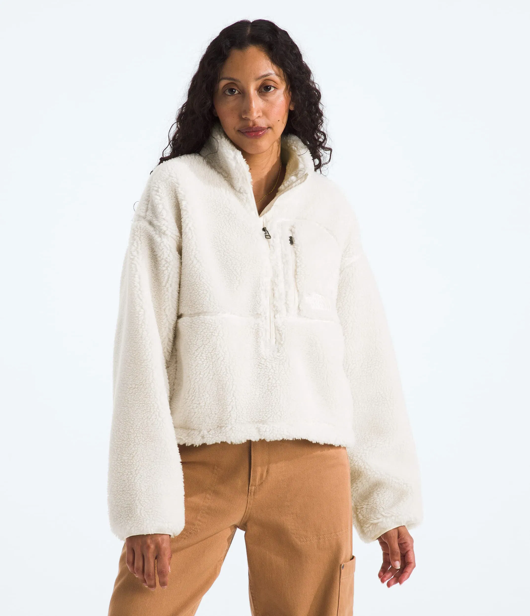 The North Face Women’s Extreme Pile 2 Pullover White Dune