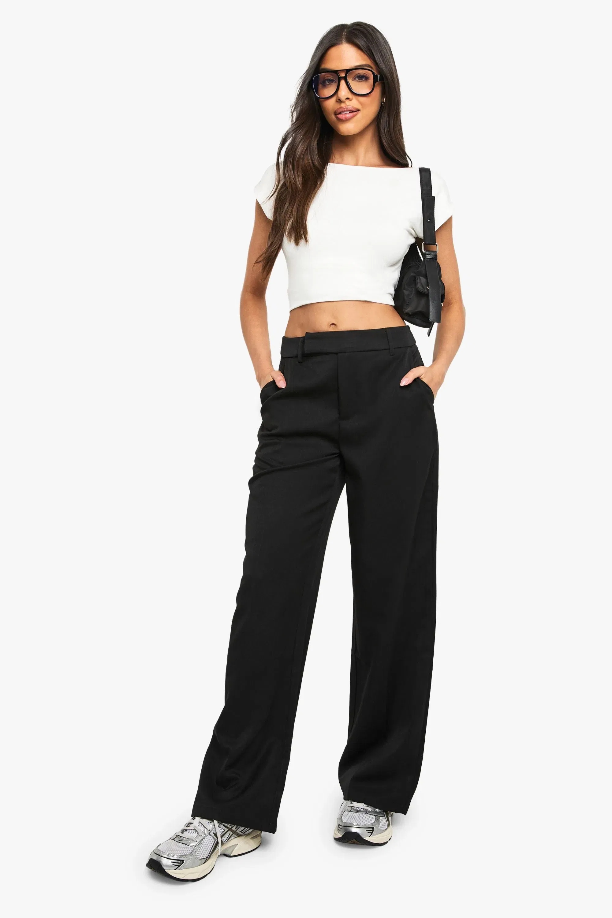 Tailored Straight Leg Trousers