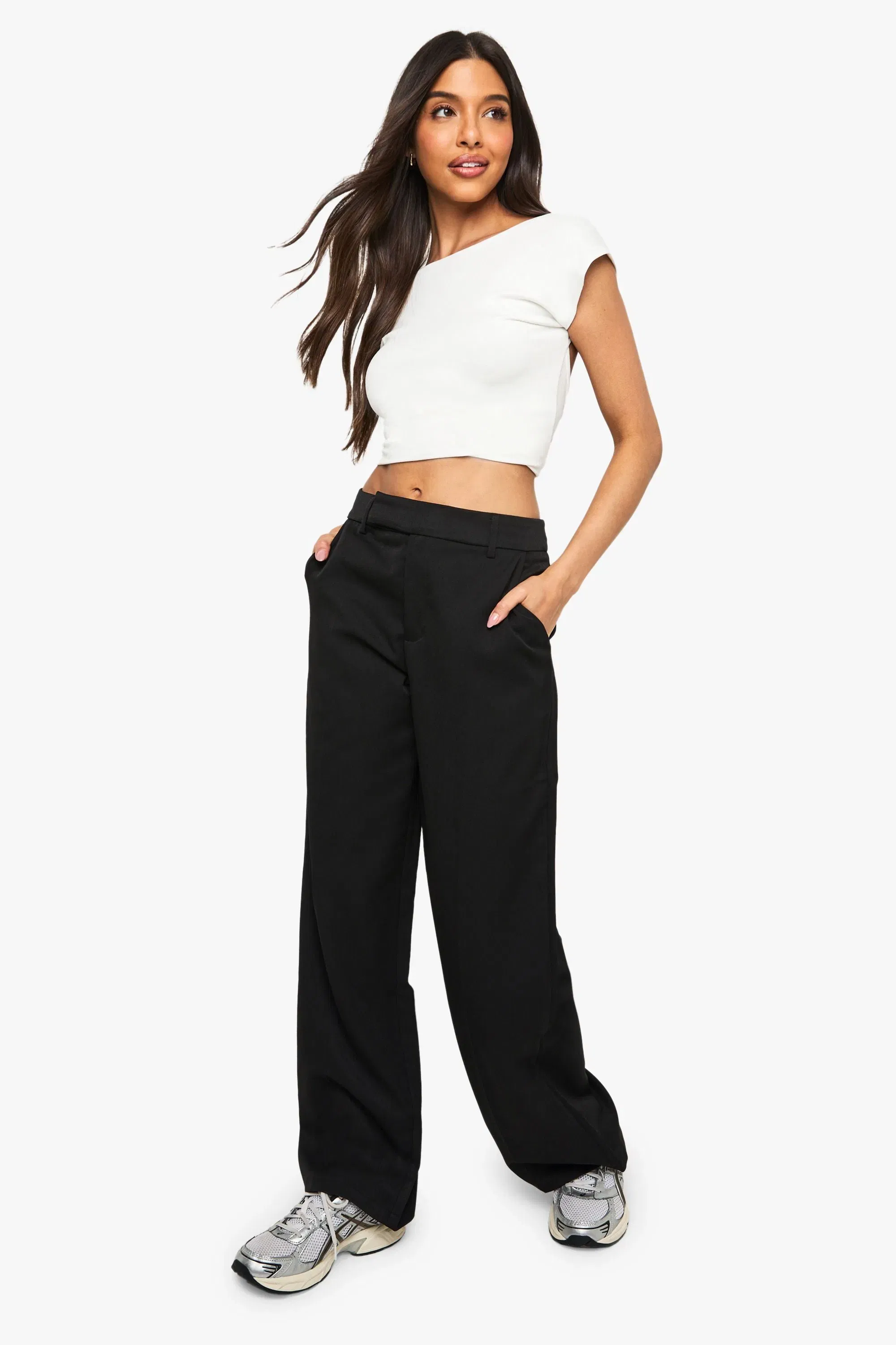 Tailored Straight Leg Trousers