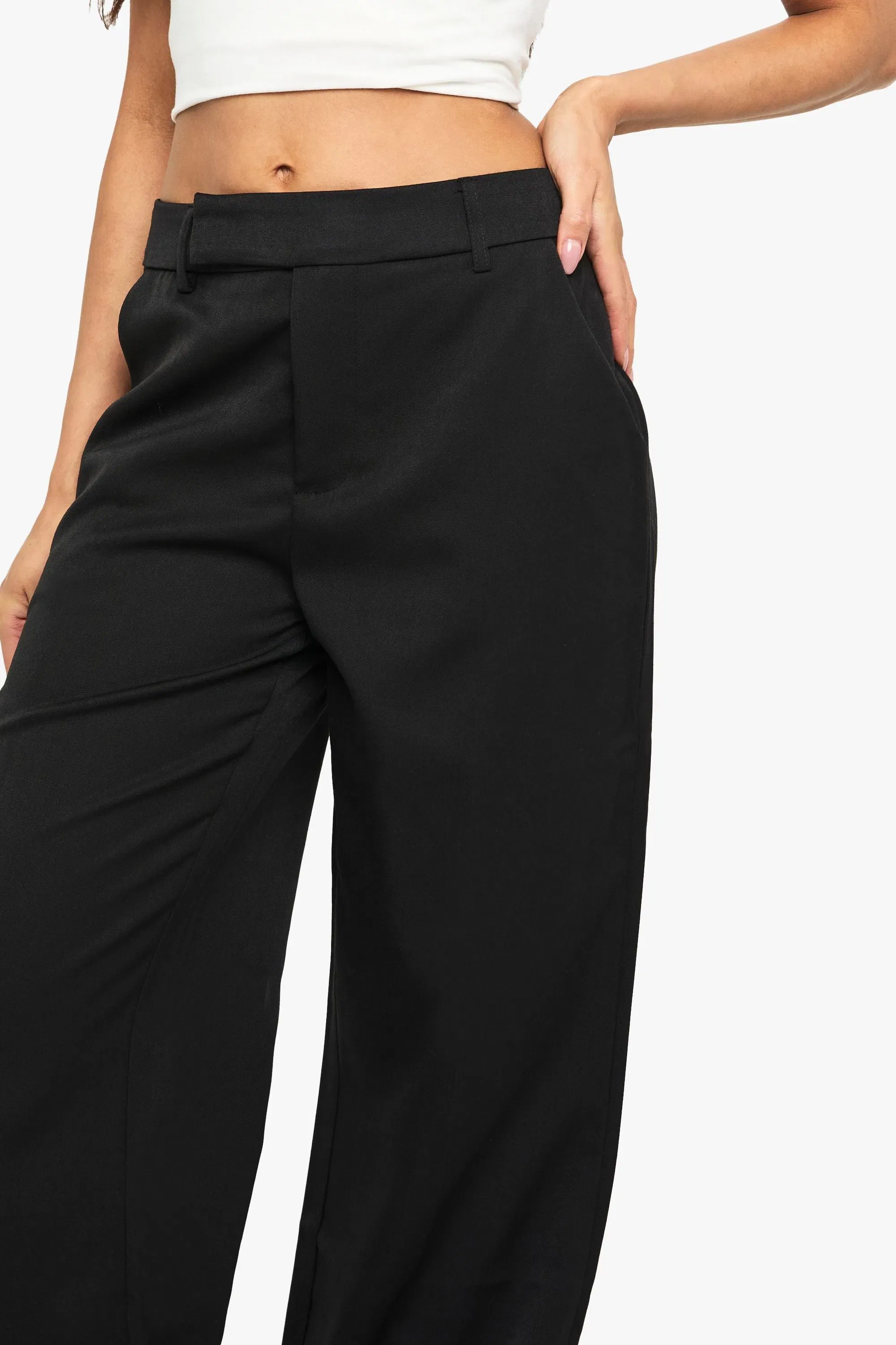 Tailored Straight Leg Trousers