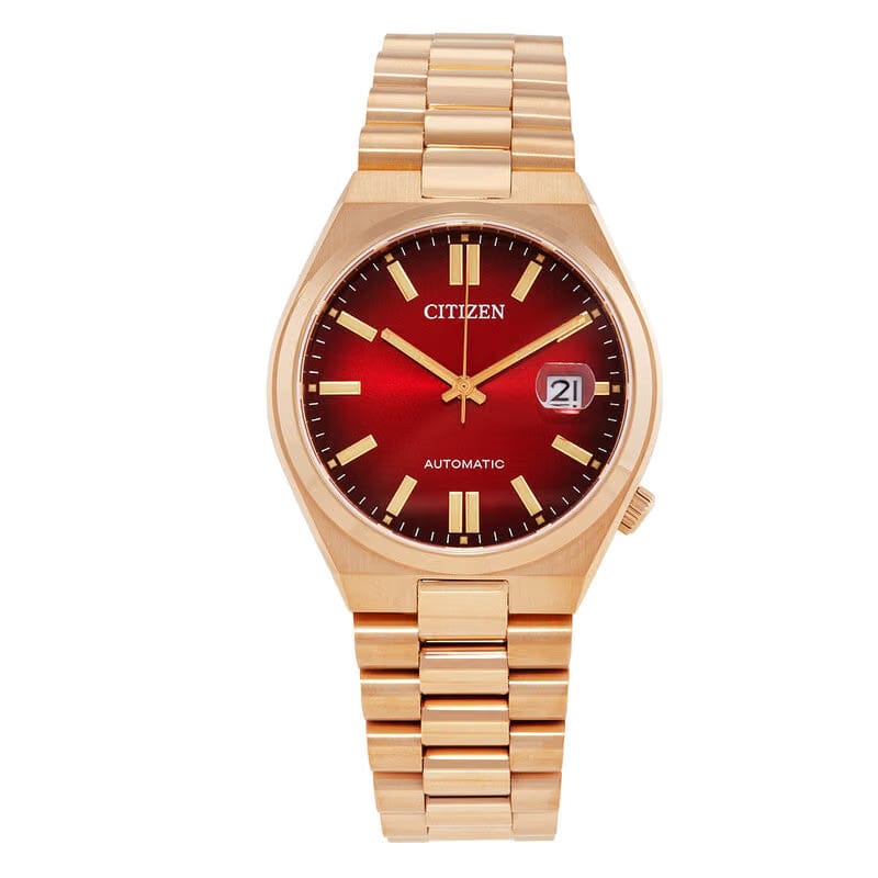 Citizen Tsuyosa Automatic Red Dial Watch