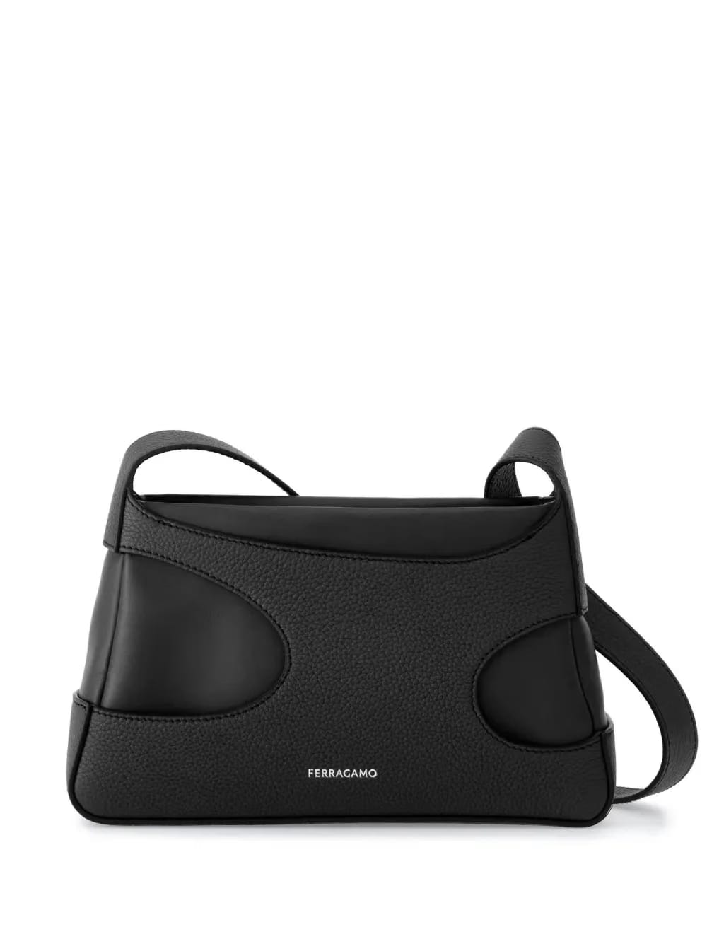cut-out detailing leather mini bag