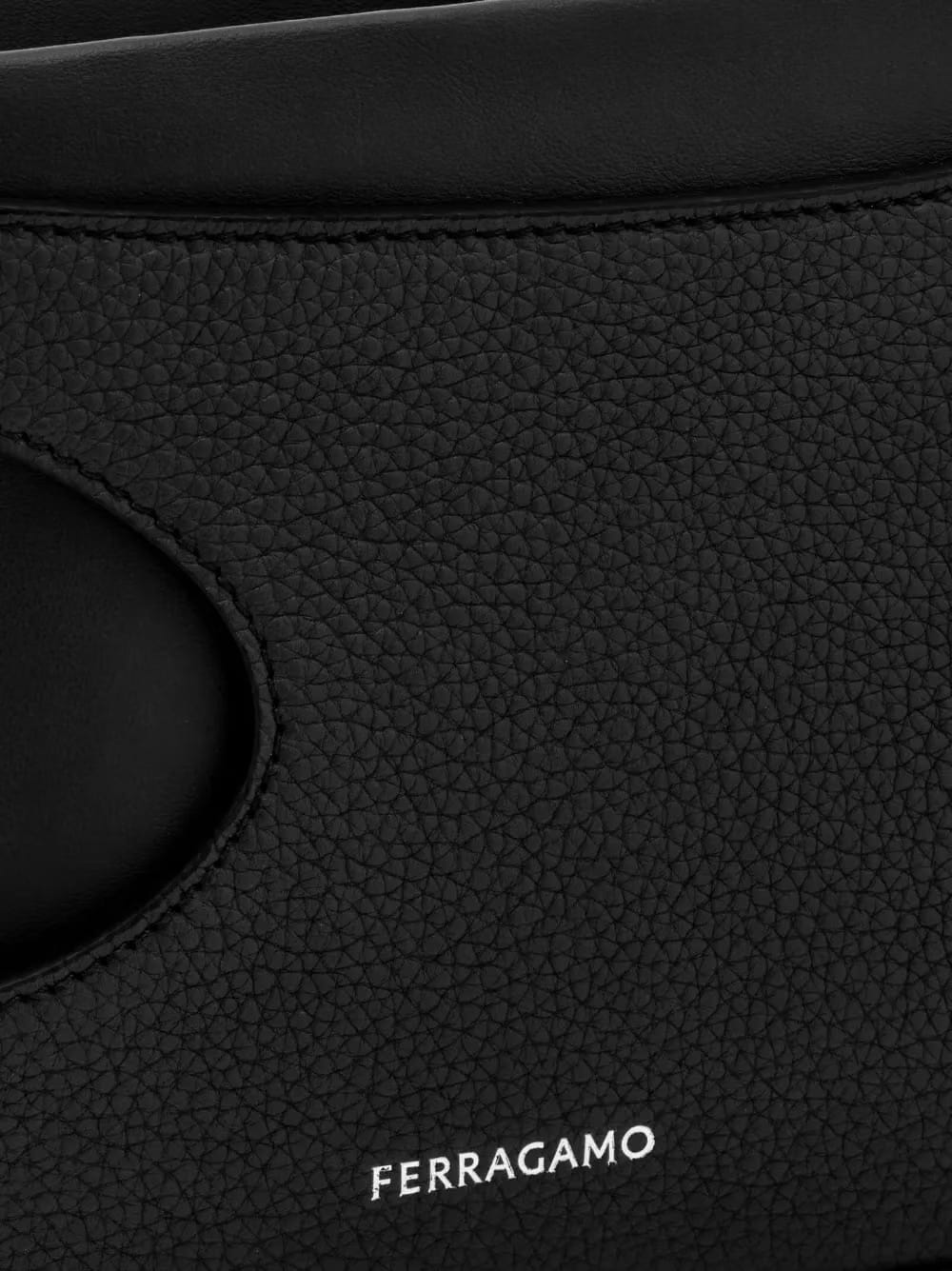 cut-out detailing leather mini bag