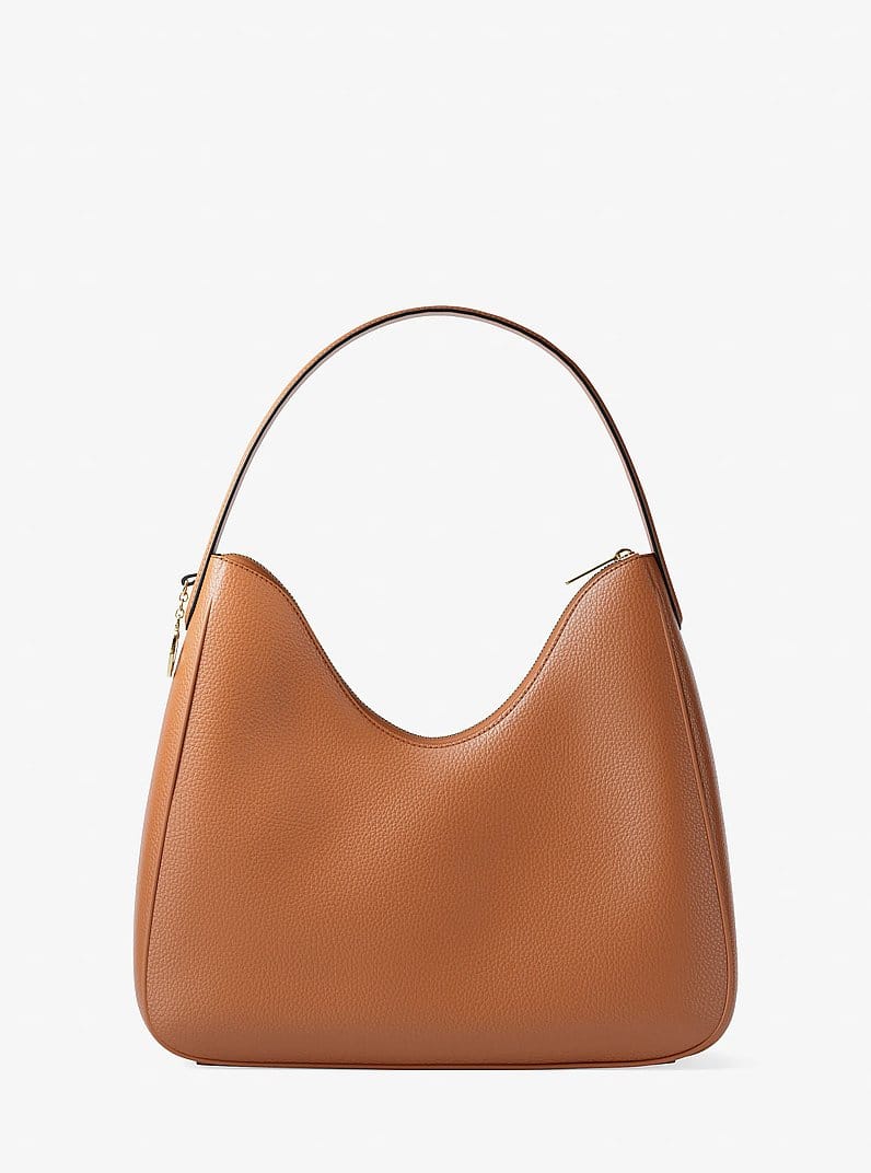 Nayla Medium Pebbled Leather Shoulder Bag