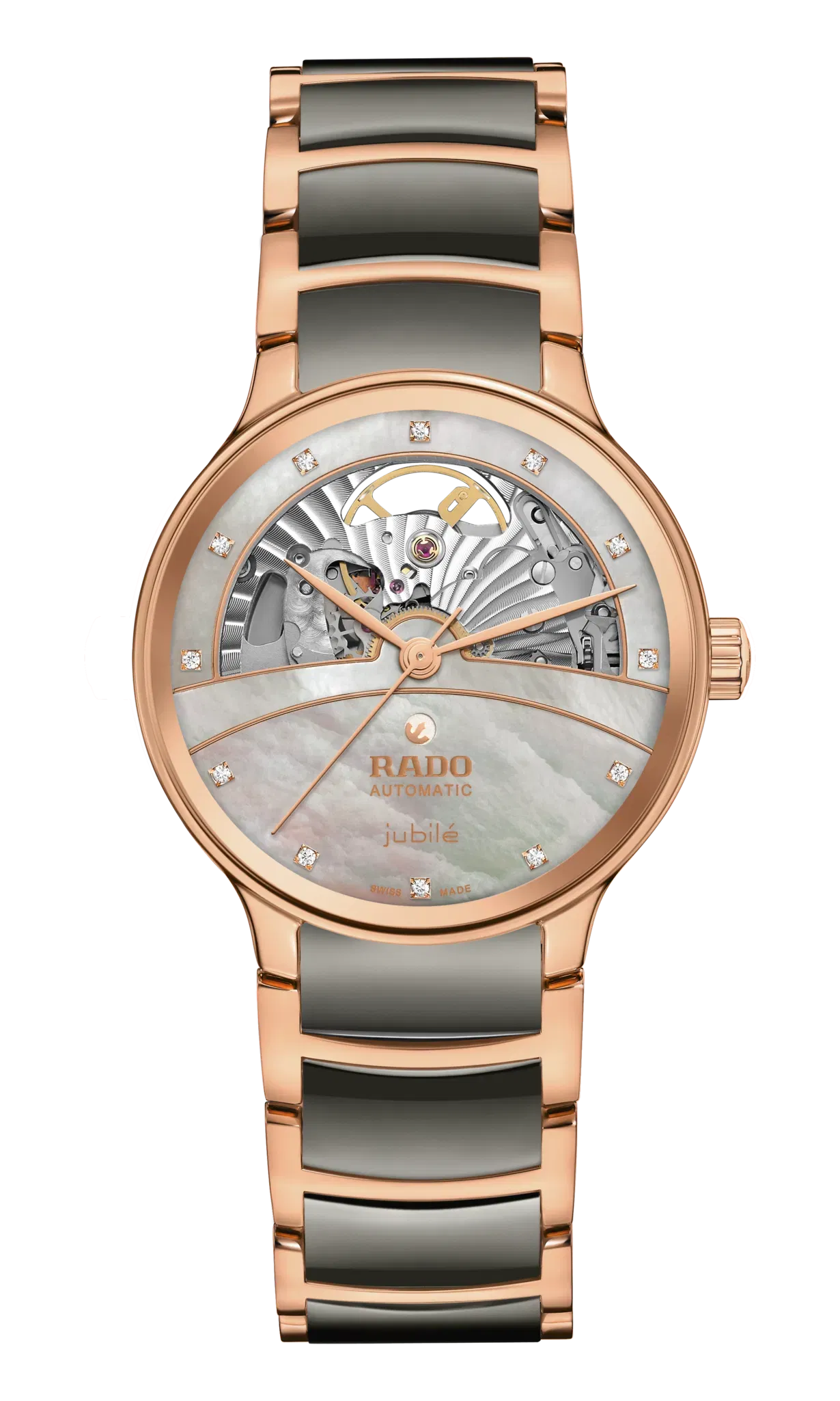 Rado Centrix Automatic Diamonds Open Heart Rose Gold r30029912