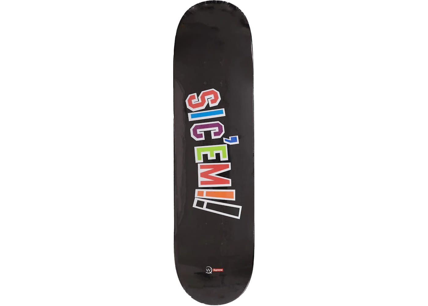 Supreme Wtaps Sicem! Skateboard Deck Black