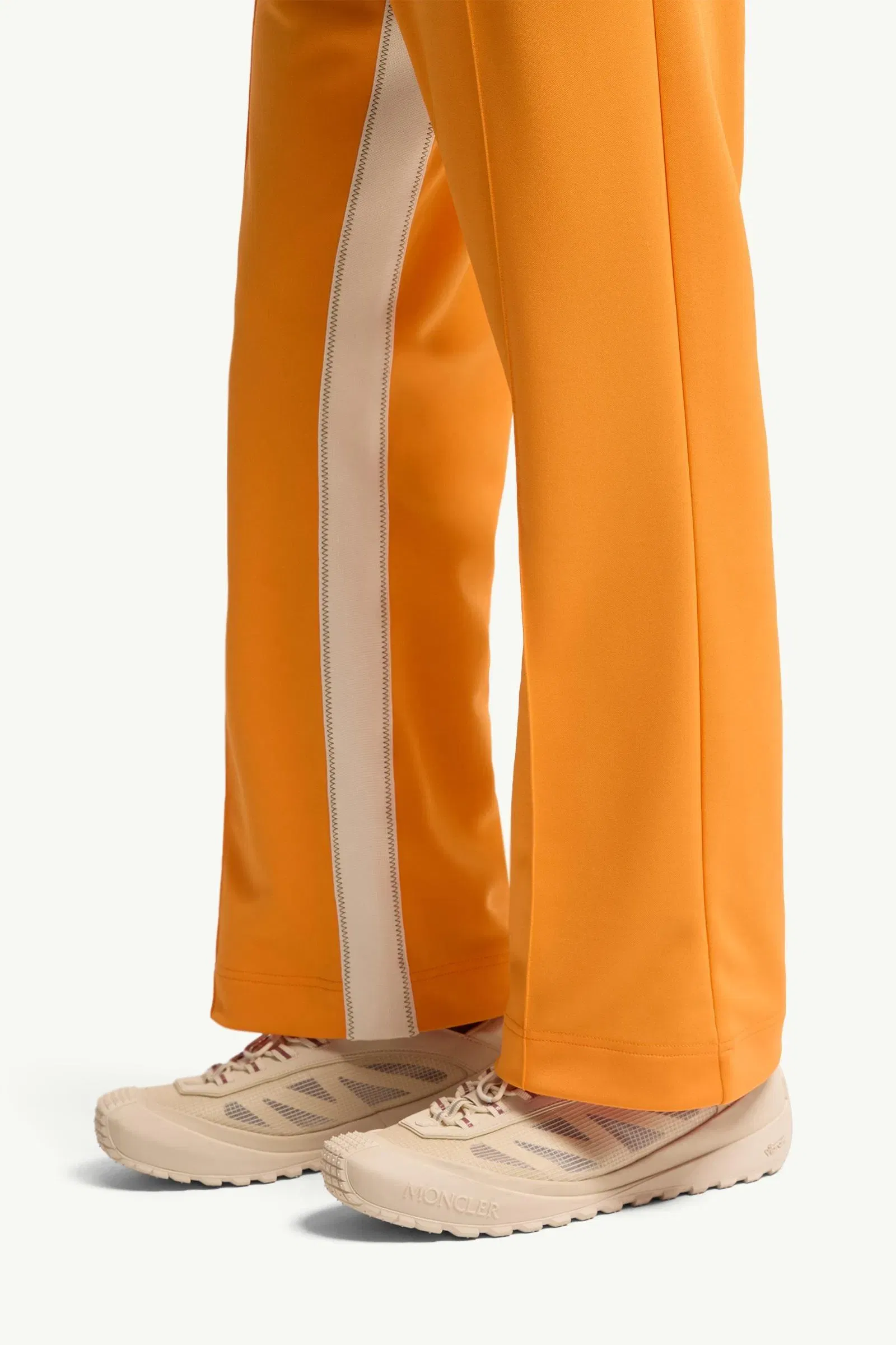 Moncler Topstitched Sweatpants Yellow Yellow