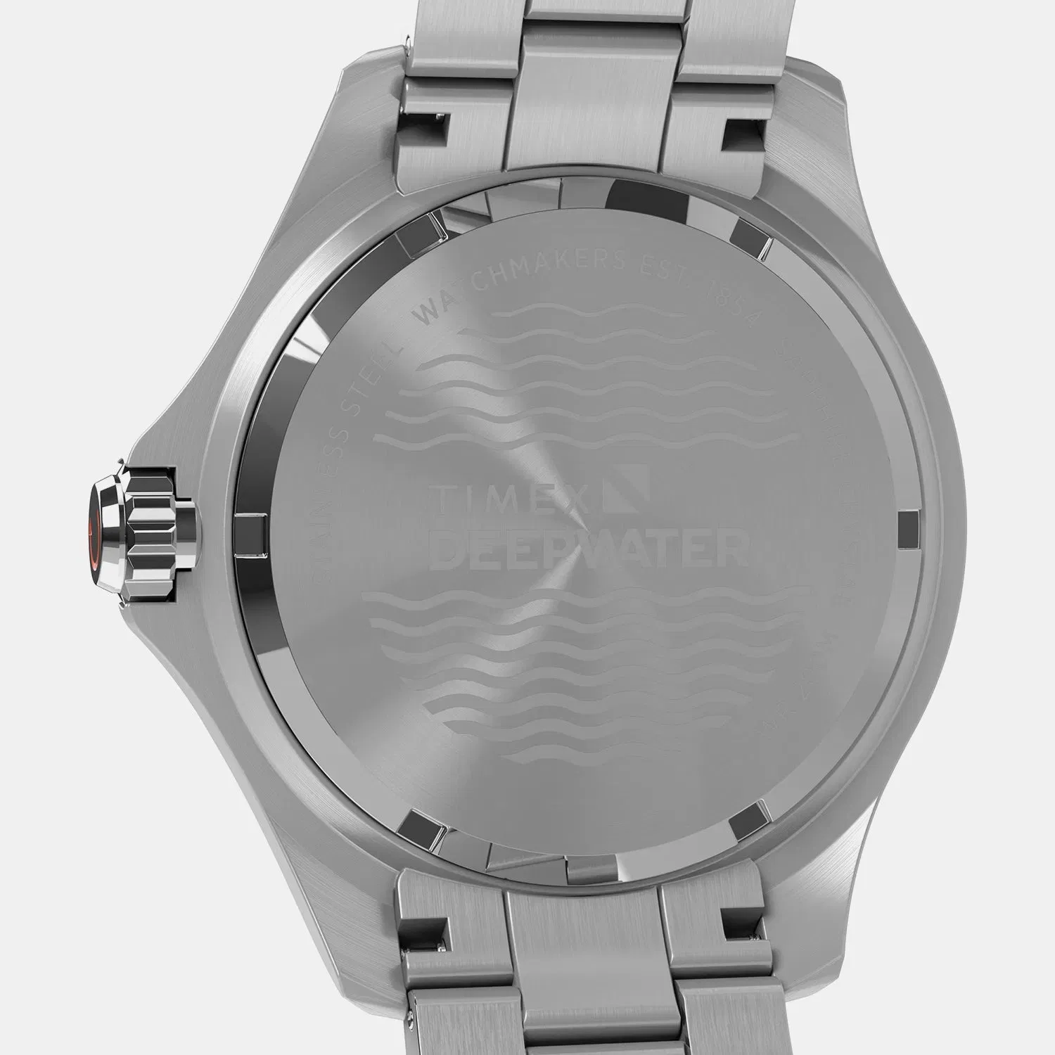 Timex Deepwater Men Quartz Blue Dial Analog Stainless Steel Watch Tw2W81900Uj